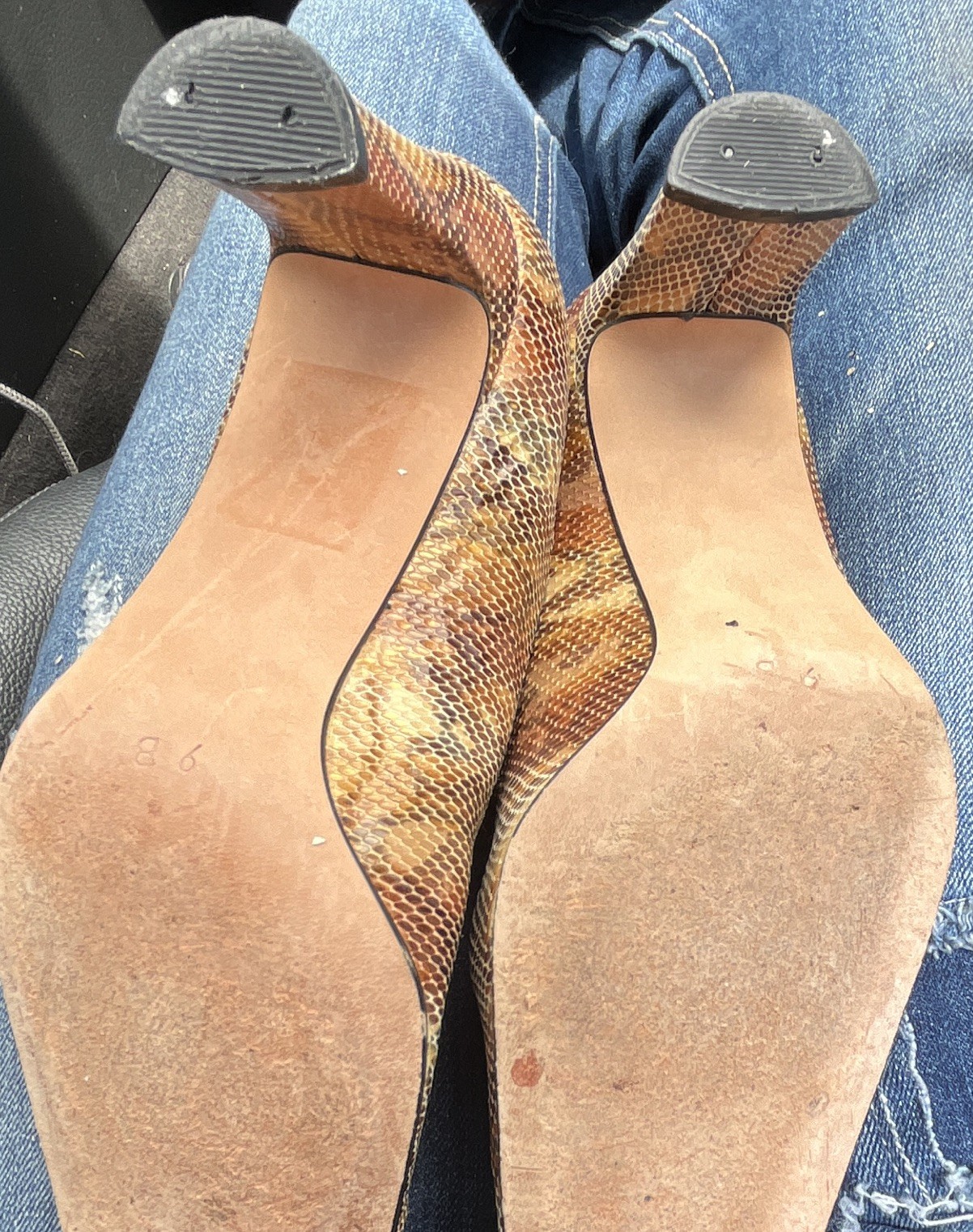 Sacha London Made In Spain Size 9B Animal Print