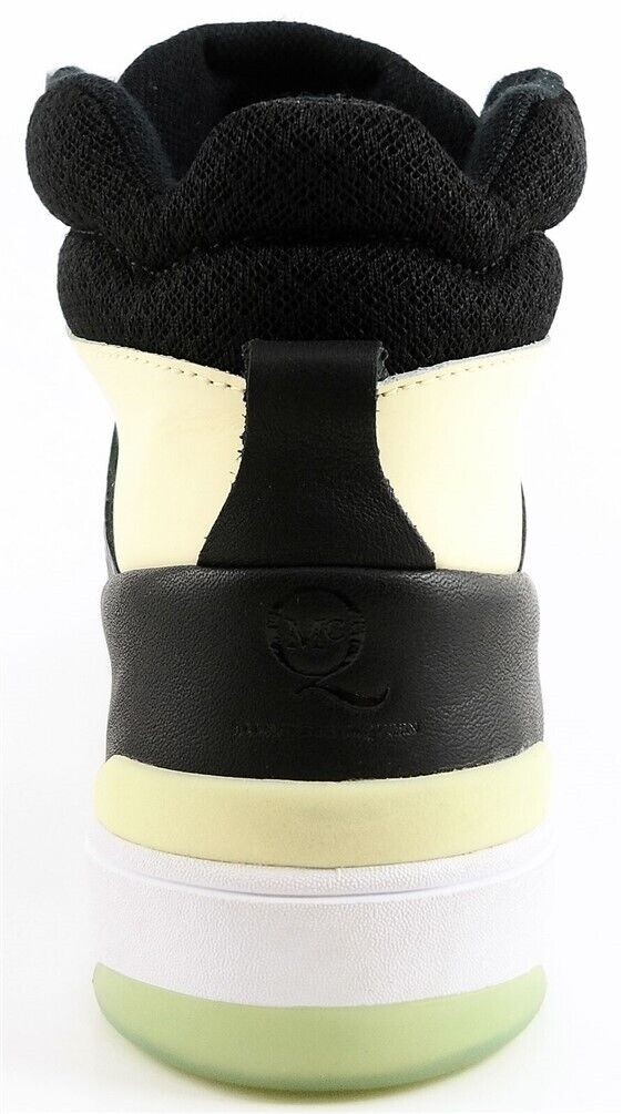 $195 PUMA Alexander McQueen 35780102 Black Icelandic Blue Designer Sneakers 5.5