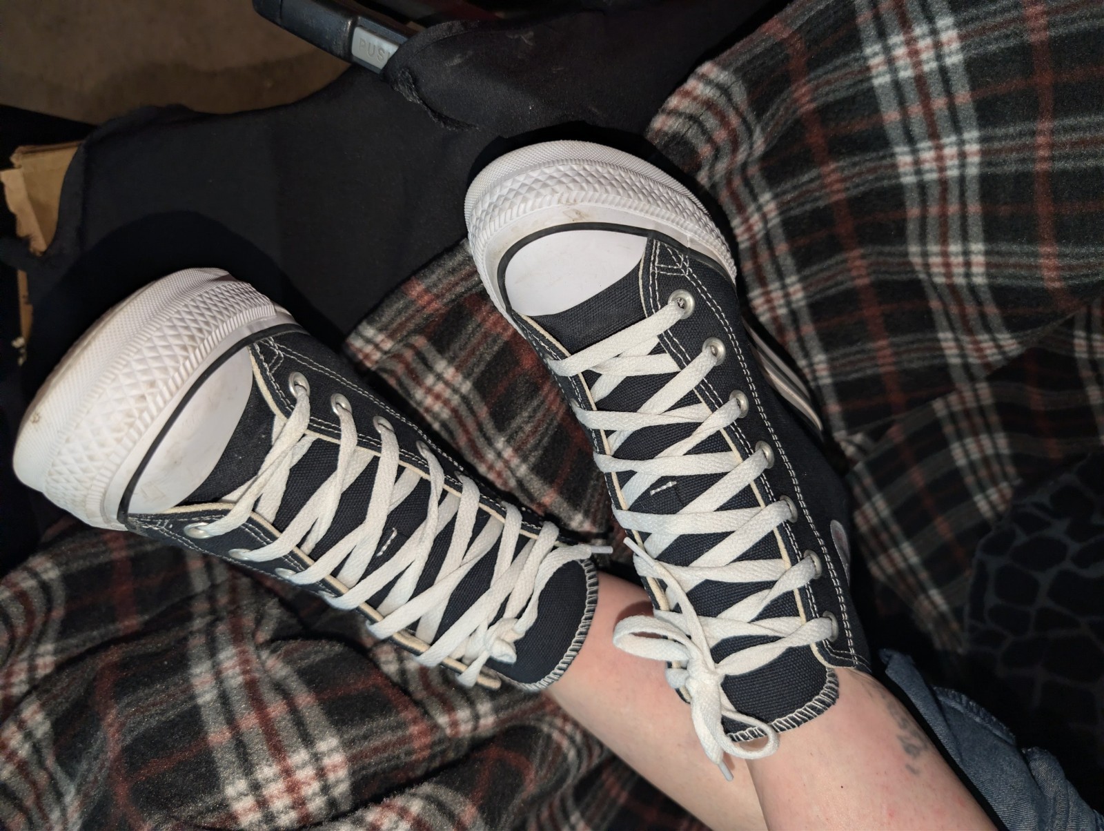 size Converse Chuck Taylor All Star Wedge Platform High Top Canvas Black A11909C