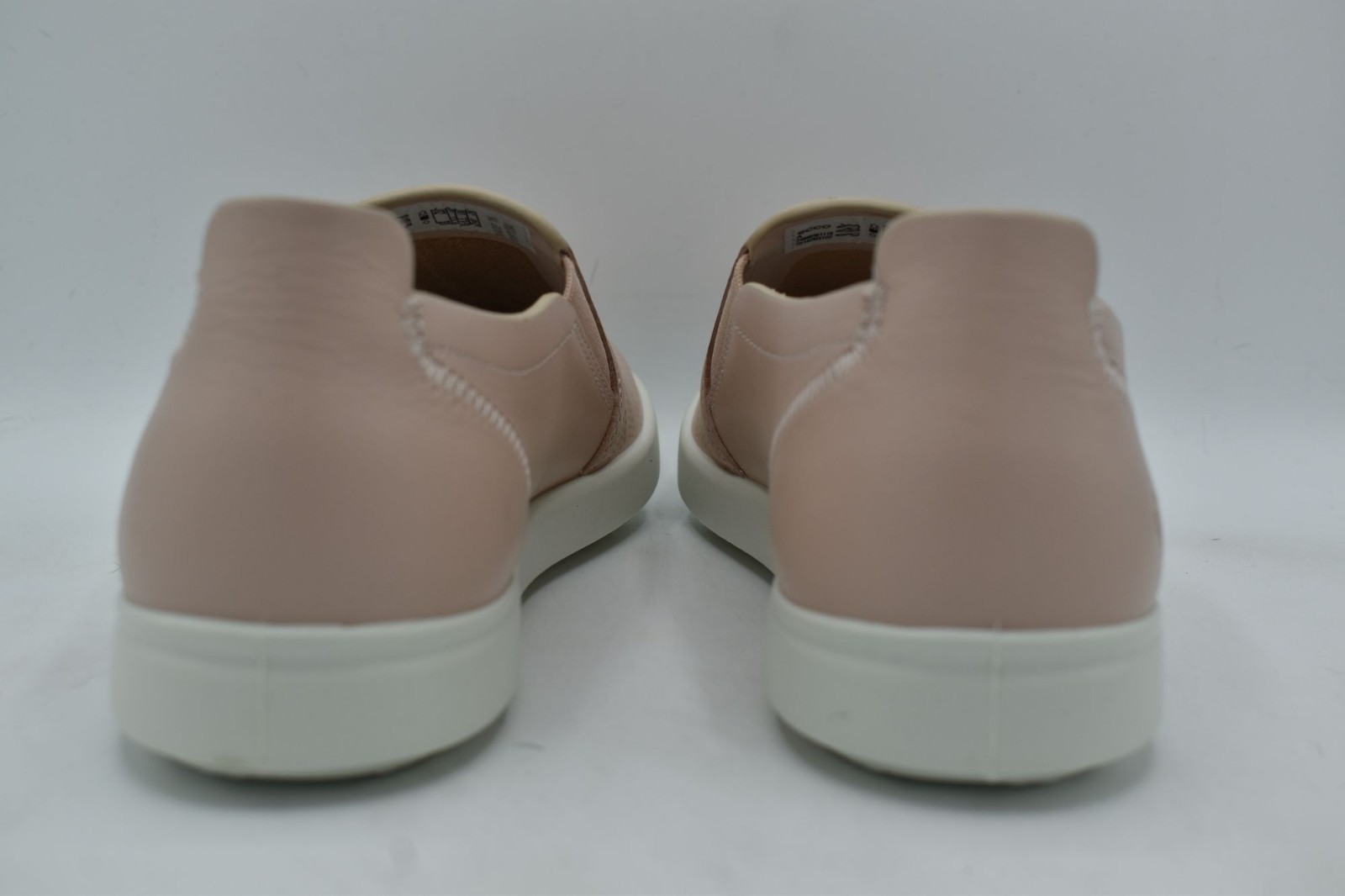 ECCO Women EU Size 41 US 10-10.5 Travel Slip-On Rose Dust Leather Sneakers Shoes