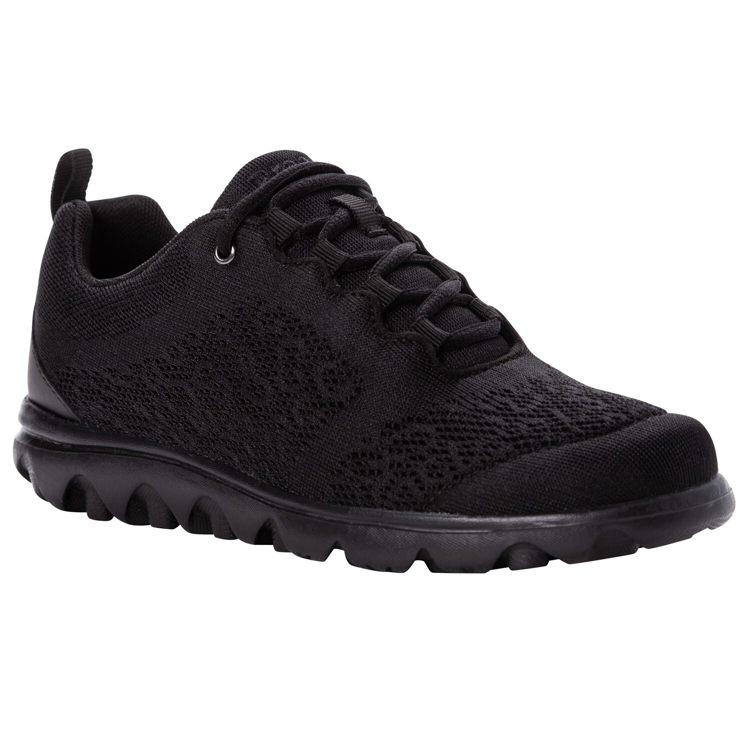 PROPET W5102 TRAVEL ACTIVE lace up WOMENS LITE WEIGHT BLACK MESH WALKER 7.5 W