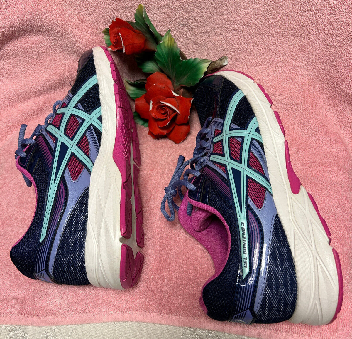 Asics-T5F9N-women-Multicolor sneakers- Sz-11. Indonesia.