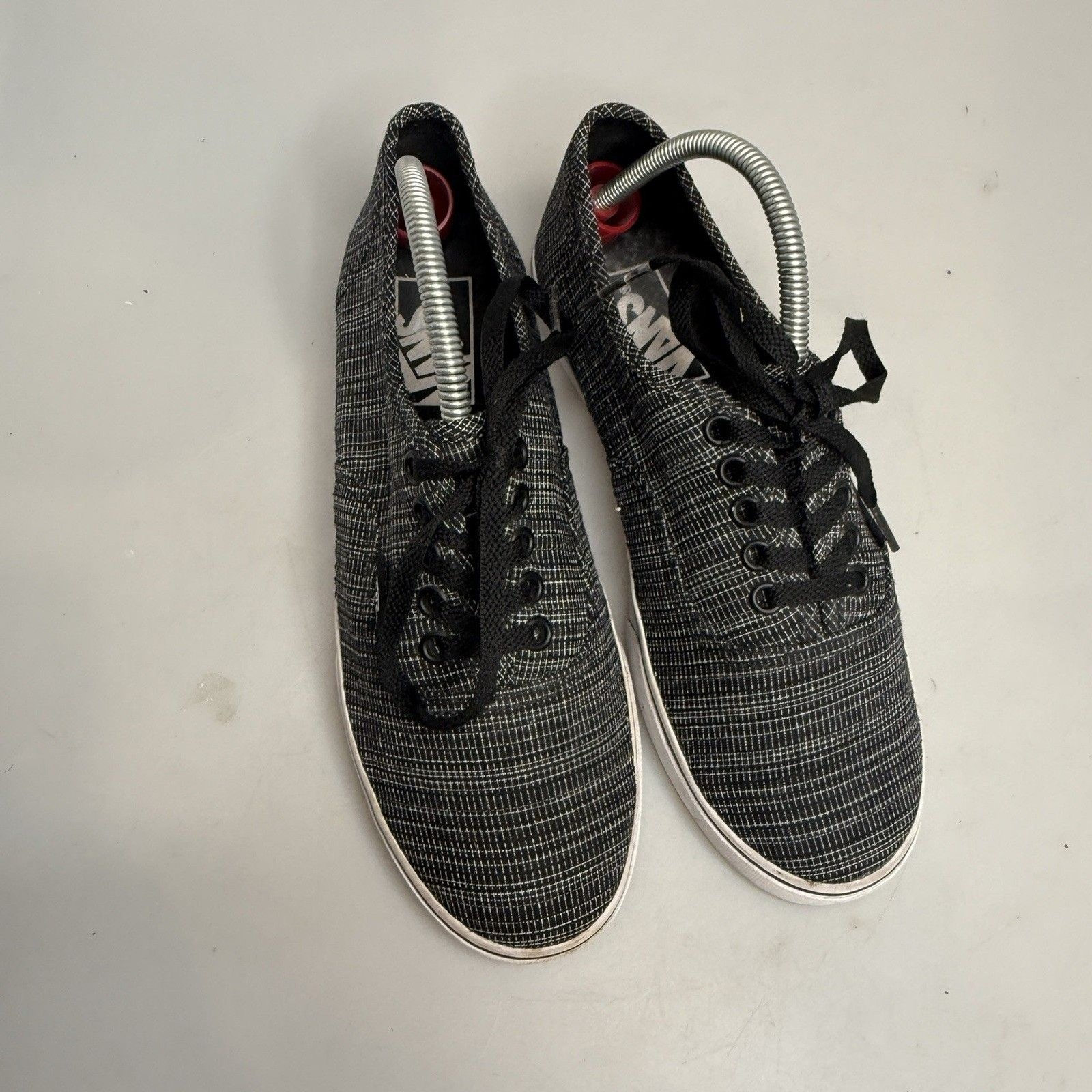 Vans Classic Knit Skate Sneakers Black Women’s 5 Men’s 3.5 Low Top Shoes EU 34.5