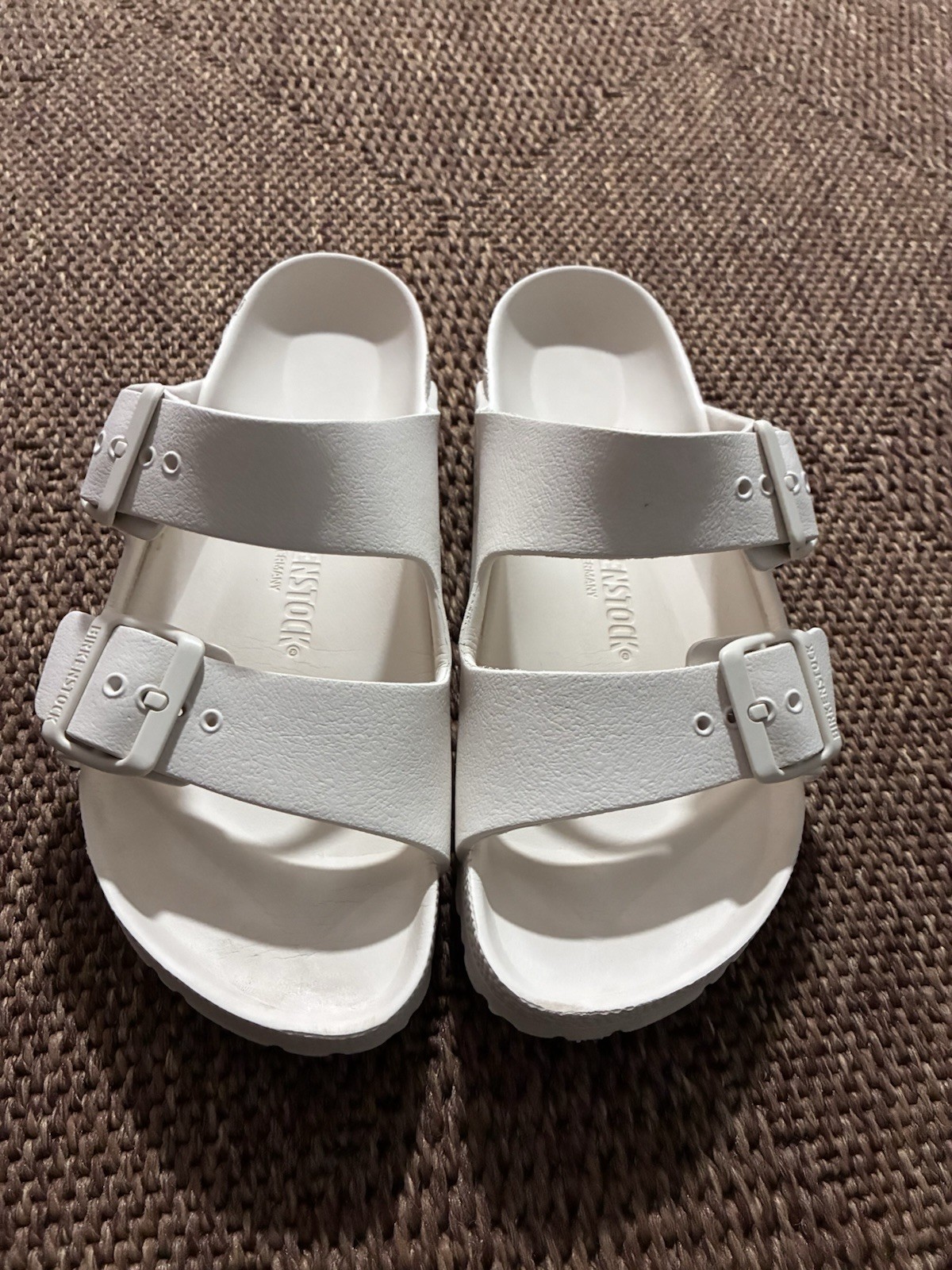 Birkenstock Arizona White EVA Slide Sandals Women’s EU 37 Narrow