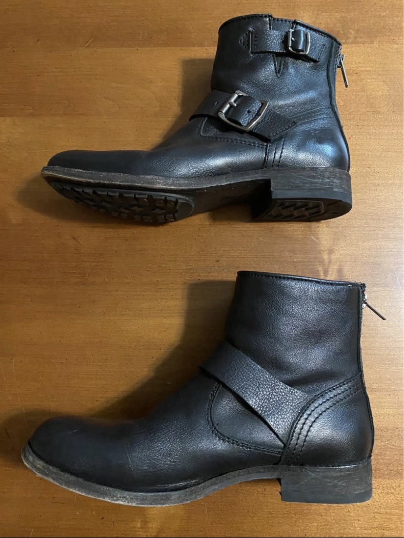 Frye Women’s Black Leather Boots – Size 7.5B – Classic Western / Riding Style