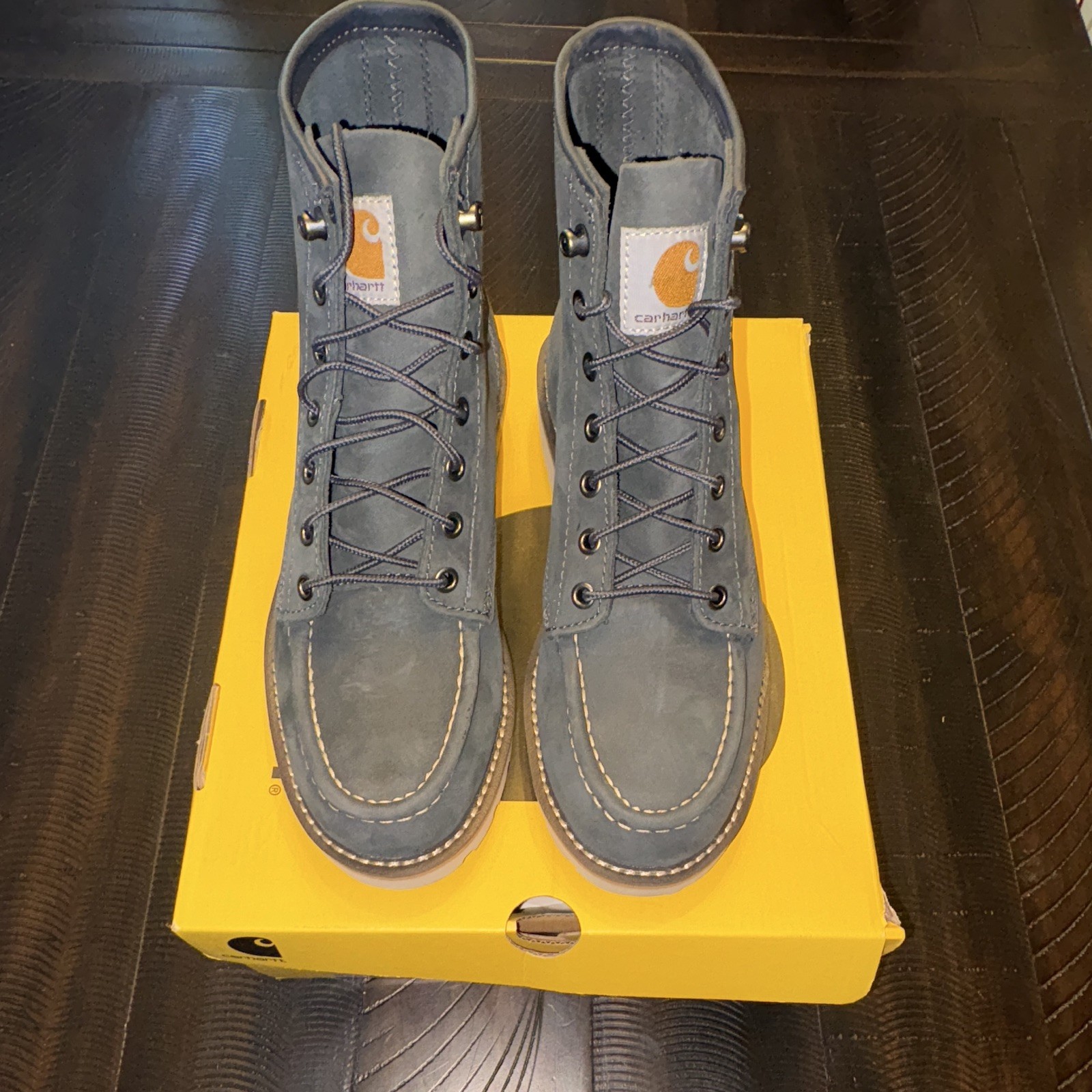 Carhartt Rugged Flex FW6027-W Women’s 6″ Moc Toe EH Boot Blue 8.5M