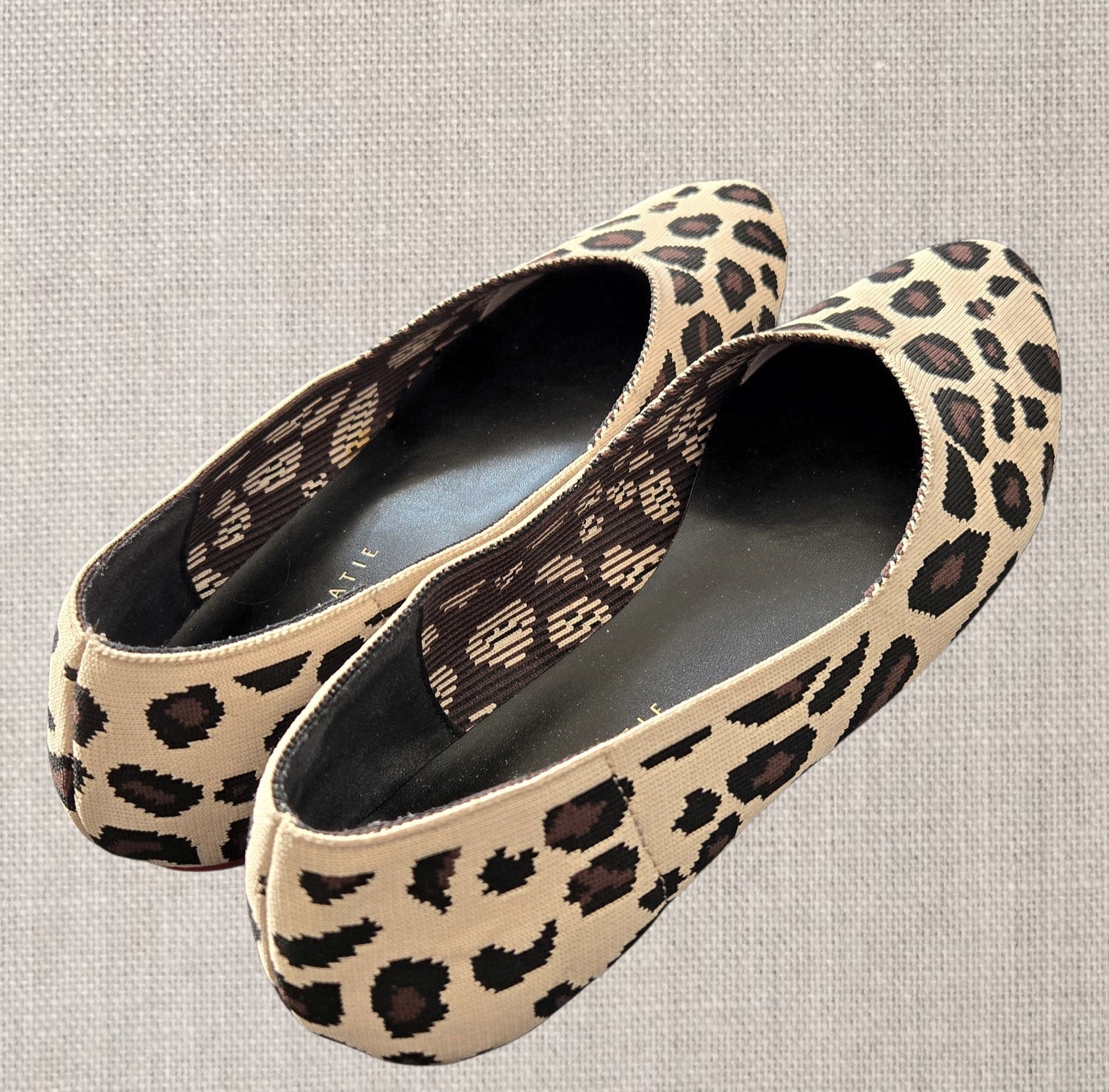 Animal Print Slip-ons Bohemian Casual Fabric Flats Neutral Kelly & Katie / 9.5