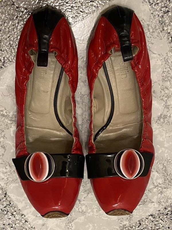 women baldinini heels red leather 41