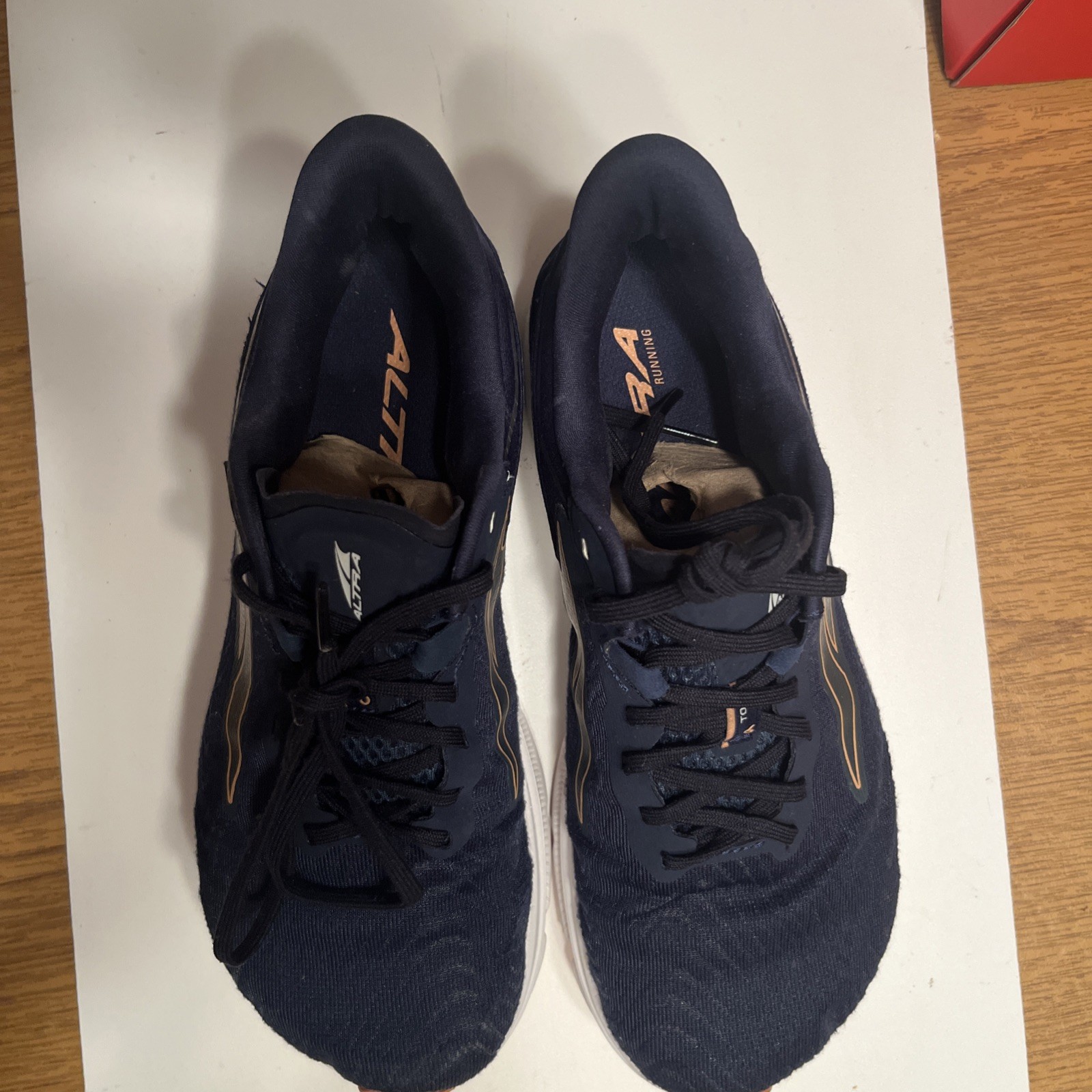 Altra Torin 6 Running Shoes Womens Sz 8 Wide Navy Blue Gym Sneakers AL0A7R7E447