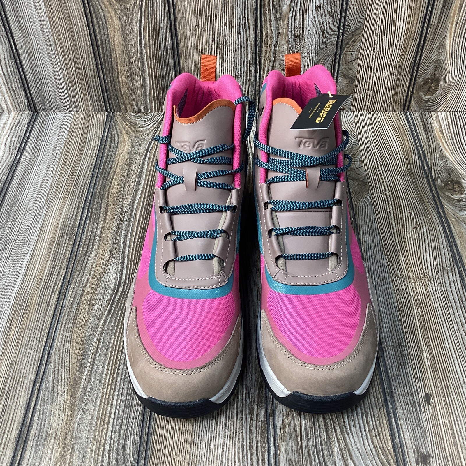 Teva Womens Waterproof Geotrecca Rp Multicolored Hiking Boots US Size 12.5 *NEW*