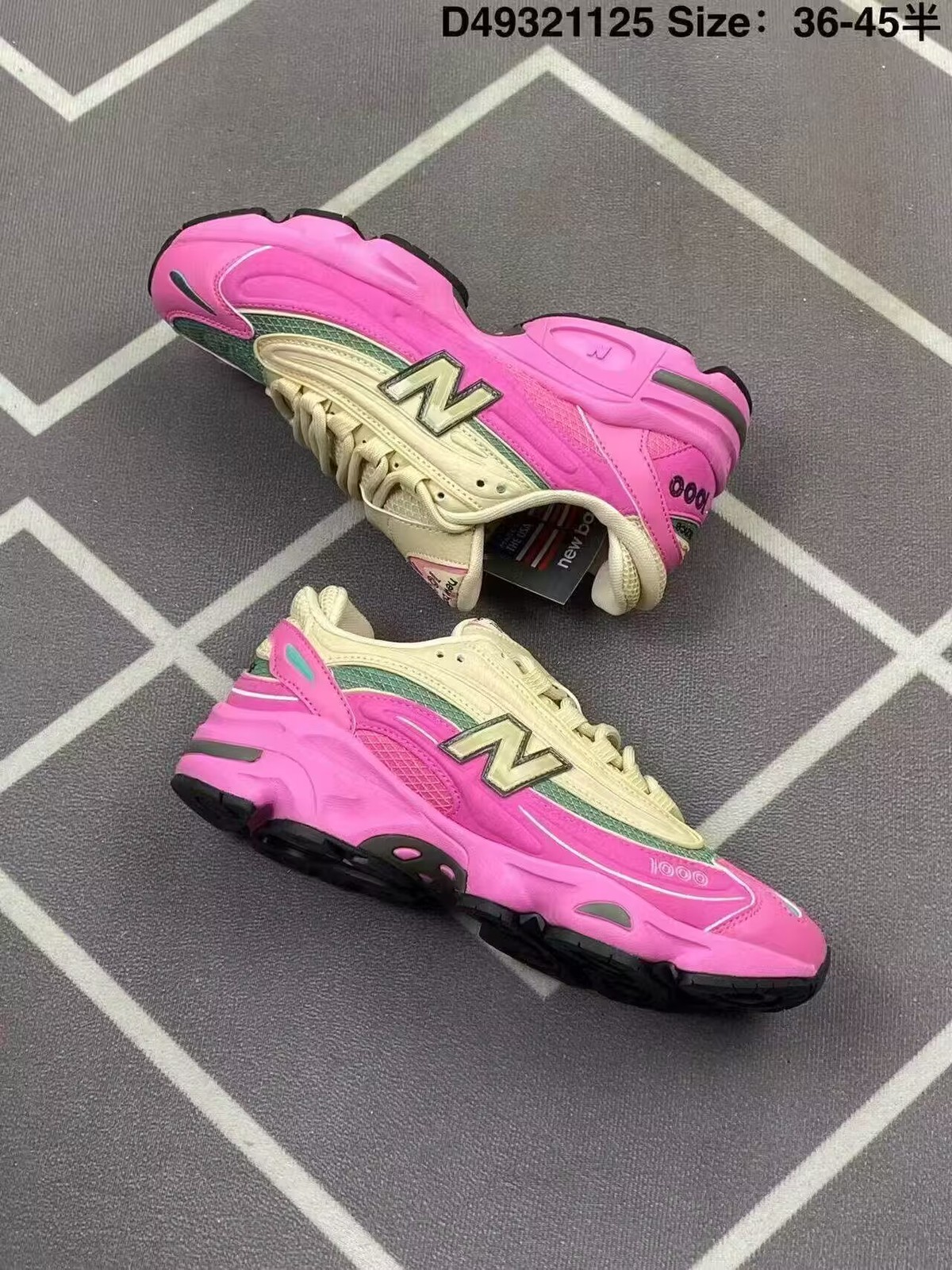 N-1000B Pink M1000CSJ Men’s and Women’s Outdoor Sports Shoes – Super Comfortable