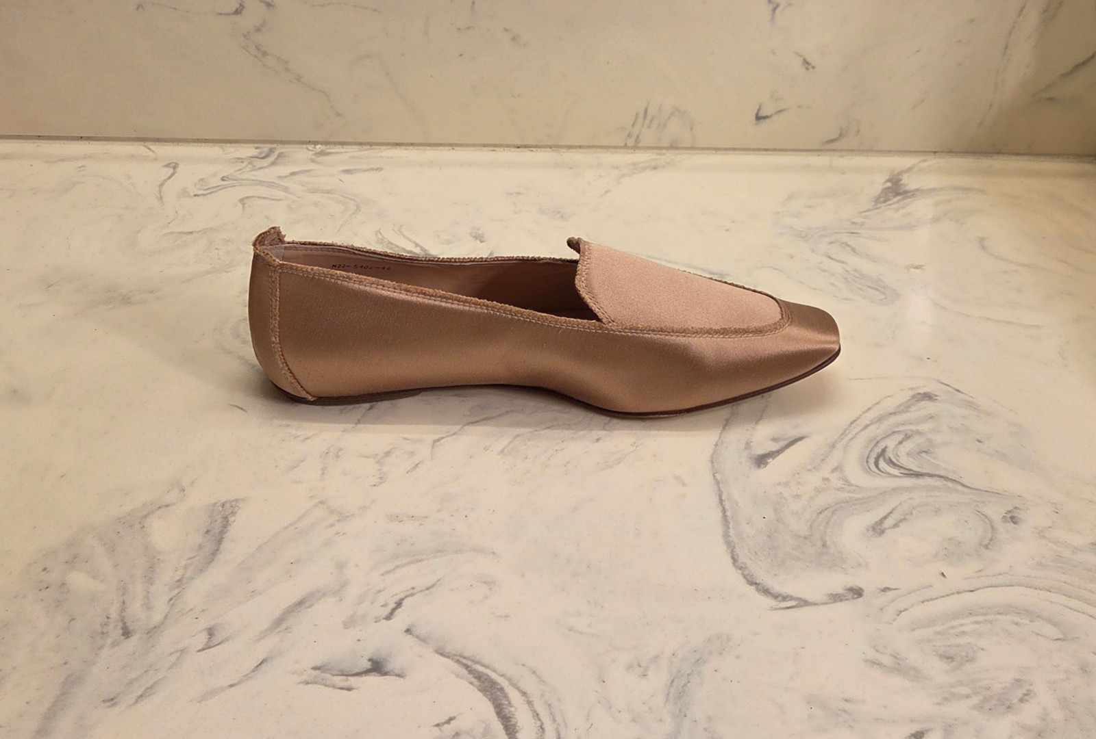 New! Pedro Garcia ‘Tamer’ Loafers Bisque Satin Womens 10 US 40 Eur. MSRP $550