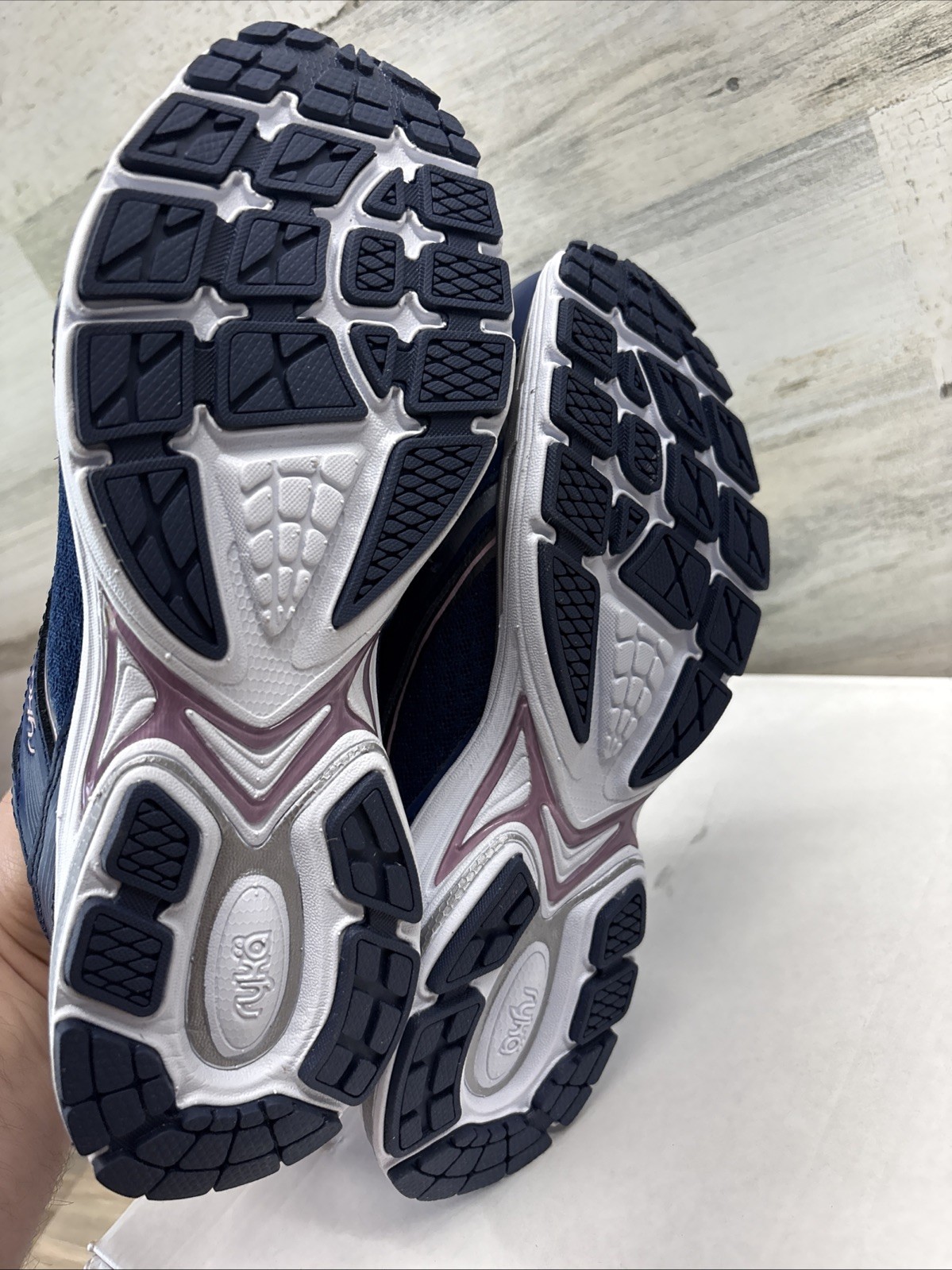 Ryka Sky Walk Trail Sneakers Size 5 M WOMENS Navy Lilac New