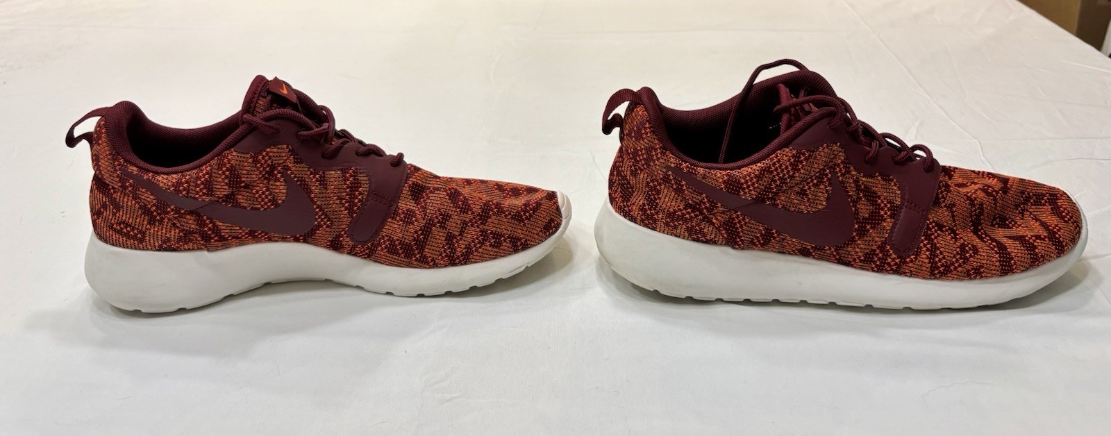 Nike Roshe One KJCRD Total Orange 705217-800 Womens Size 8.5 Running Shoes