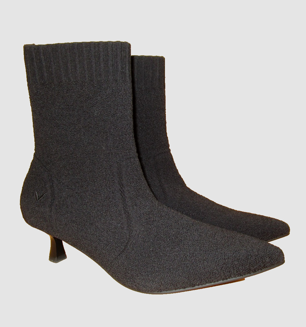 VIVAIA Eco-friendly Sophia Mid-Booties Black Padded Waterproof US 7 EU 37.5