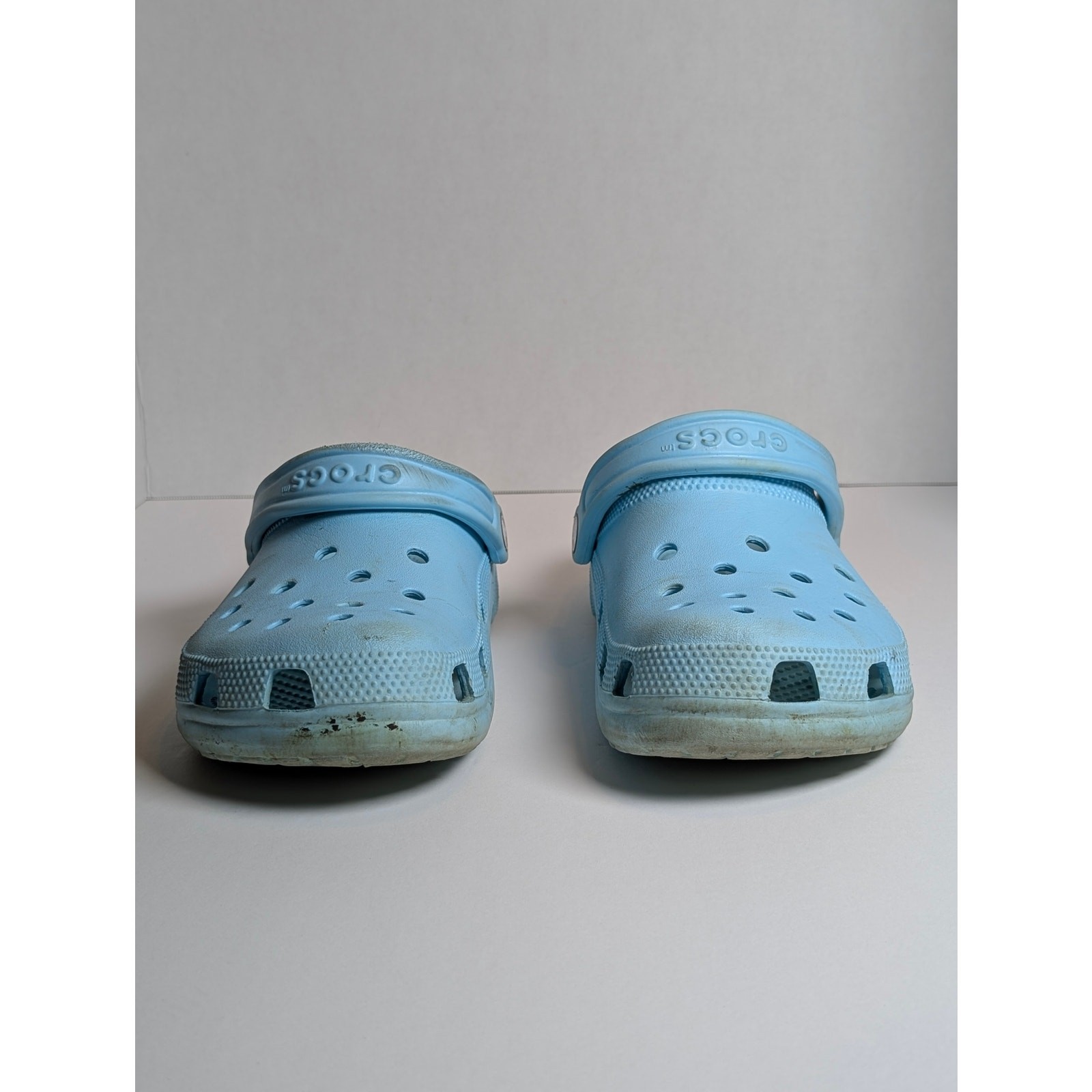 Crocs Classic Clog Womens 8 Light Sky Blue Water Slip On Sandals Shoes M6