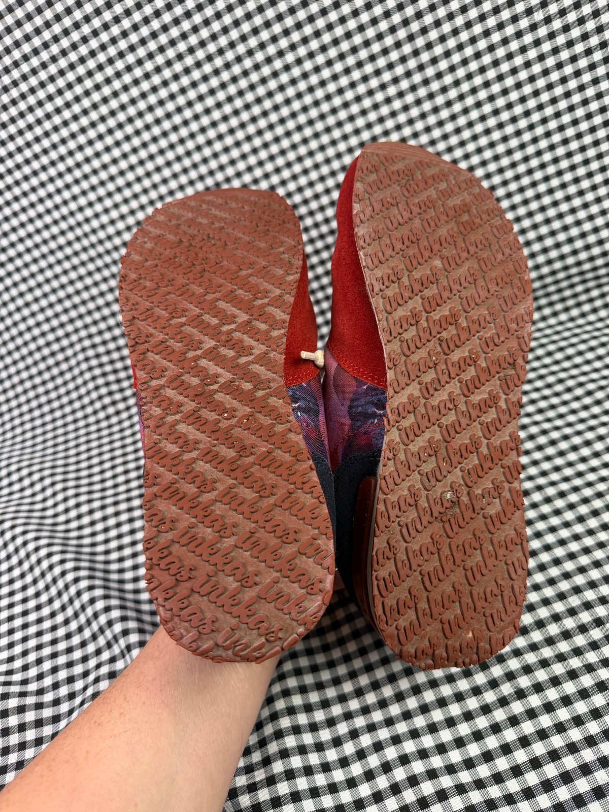 Inkkas Andes Jogger Womens 9 Gorpcore Red Mountain Outdoor Suede Sneakers EU 40