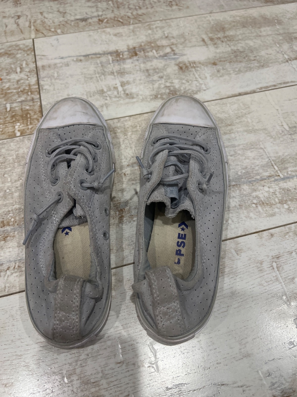 Converse Chuck Taylor All Star Low Top Gray Canvas Sneakers Women’s 7.5 Men’s 5