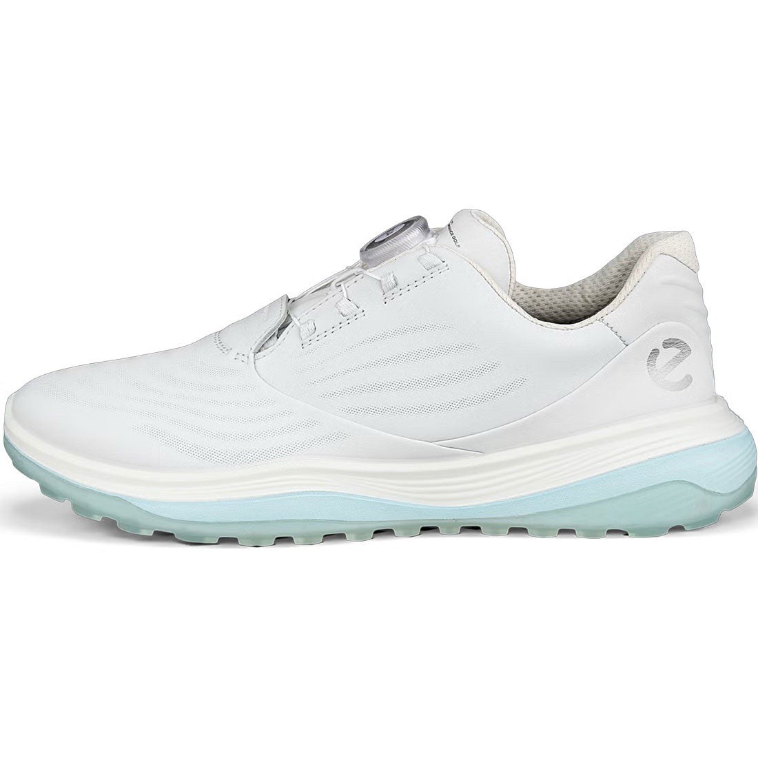 ECCO GOLF LT1 BOA Spikeless Women’s Shoes 🆕 White Ice Blue 🆕 US 10-10.5 EU 41