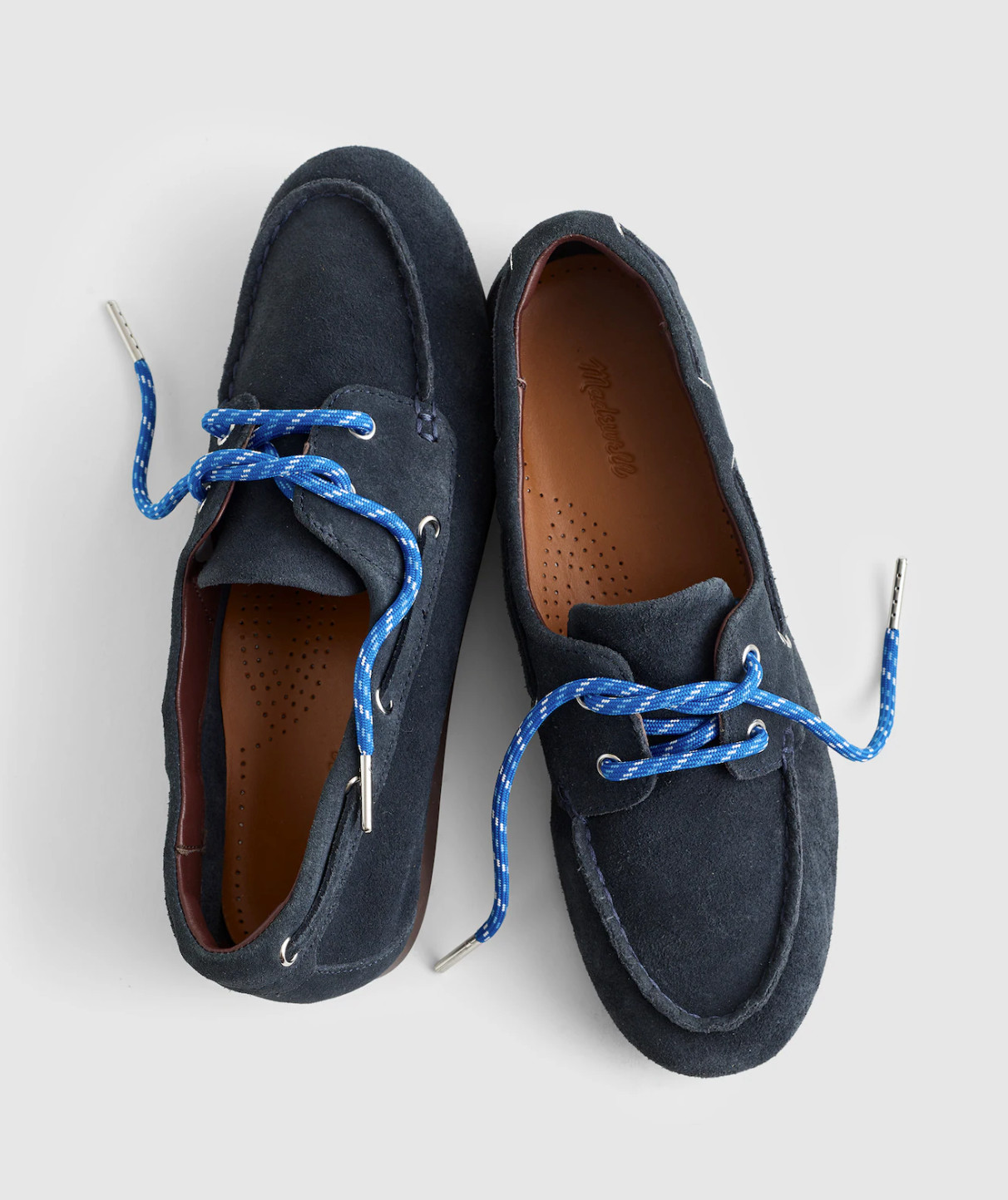 New Jamie boat shoes by Madewell craftsman blue