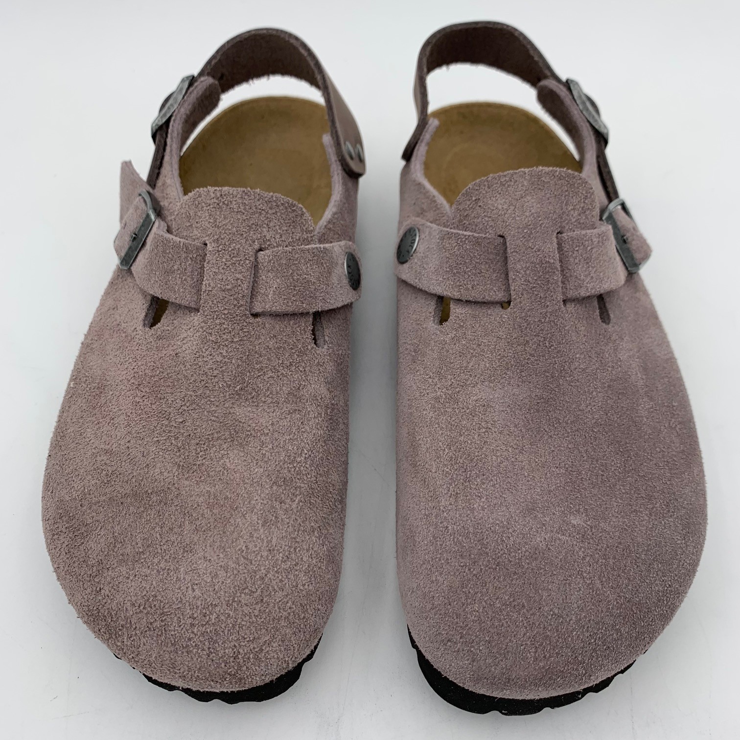 Birkenstock New w/o Box Tokio II Faded Purple Suede Leather Regular 1028216