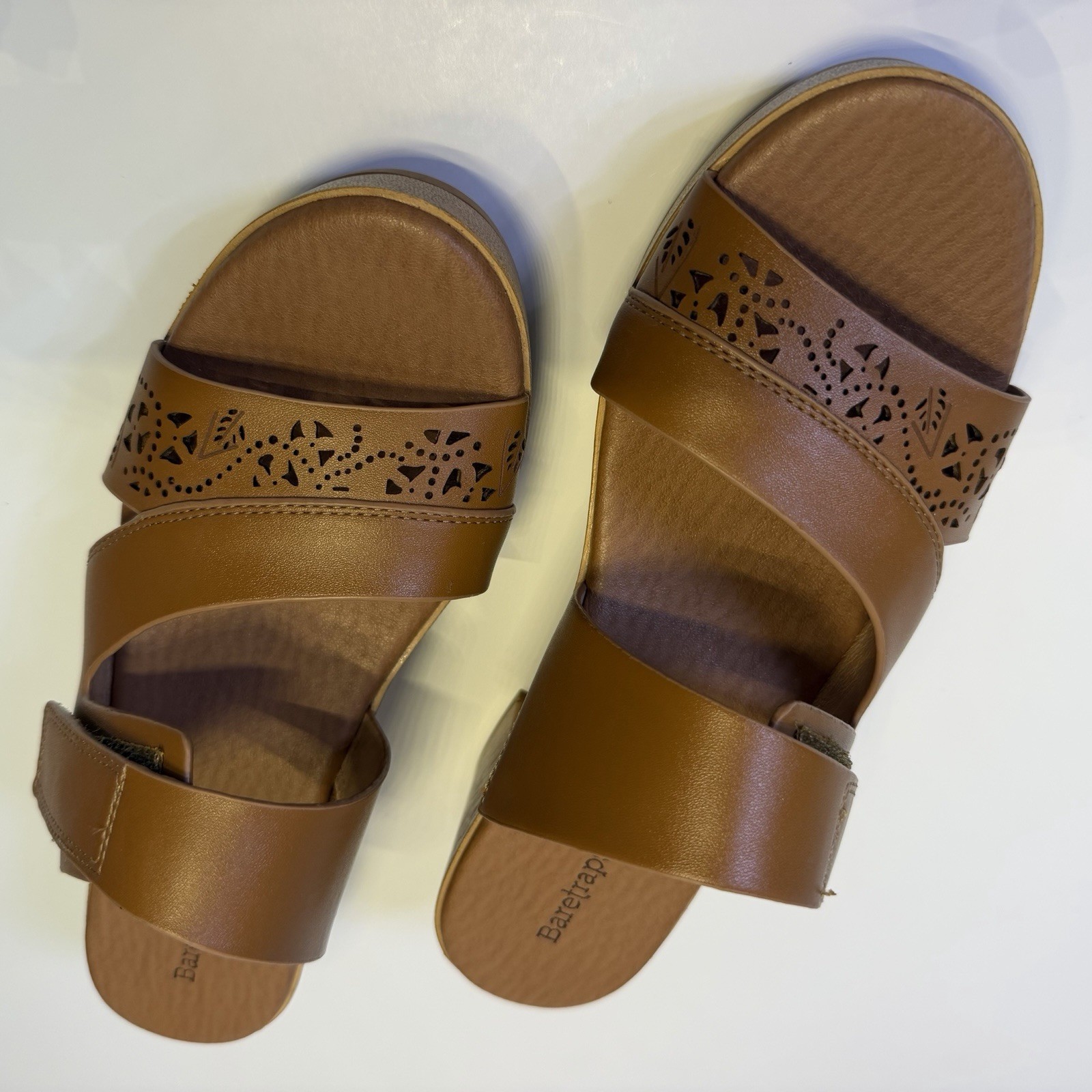 Baretraps Denni Sandal Women brown Fabric and Synthetic, Size 7