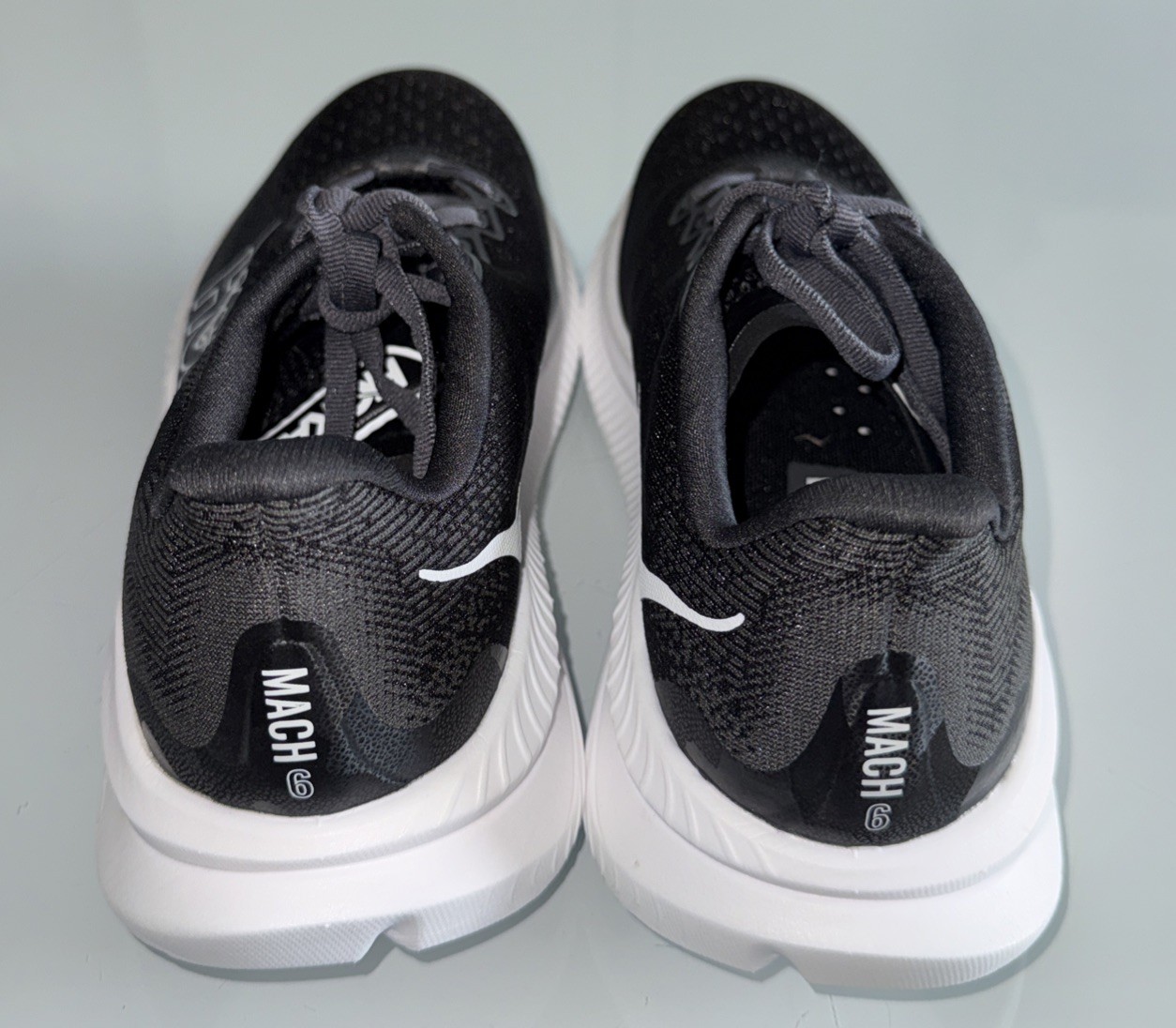 Hoka One One Womens Mach 6 1147810 BWHT Running Shoes Sneakers Size 7B