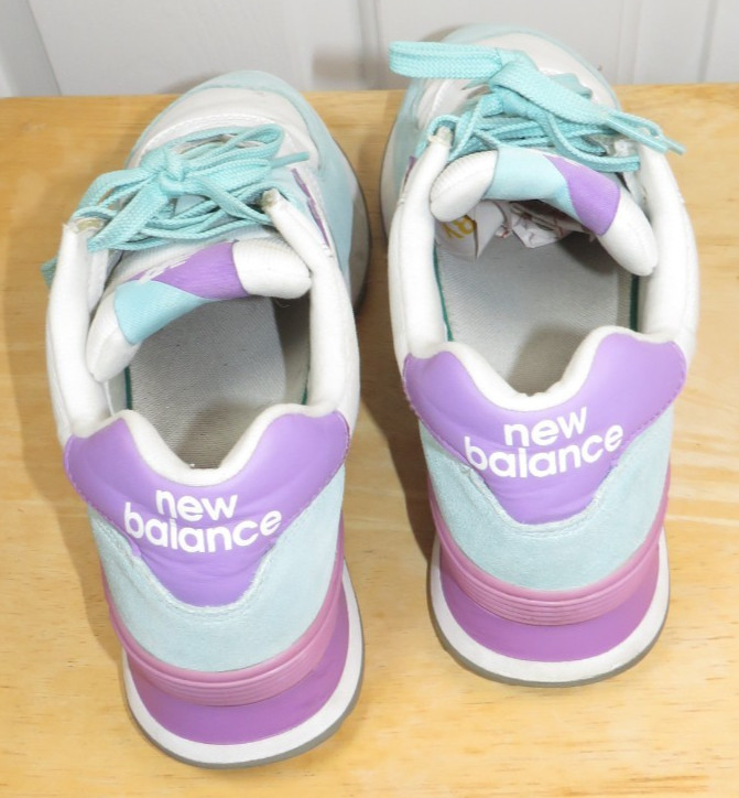 New Balance 574 Split Sail Sneakers Teal/White/Lavender Women’s 8.5B -WL574NHB