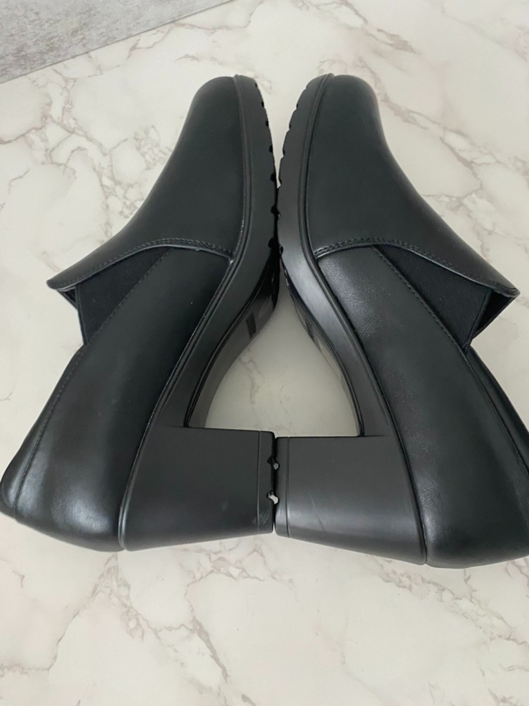 Dream Pairs Heels Sz 9W Black Mid Heel Classic Minimalist Business Casual