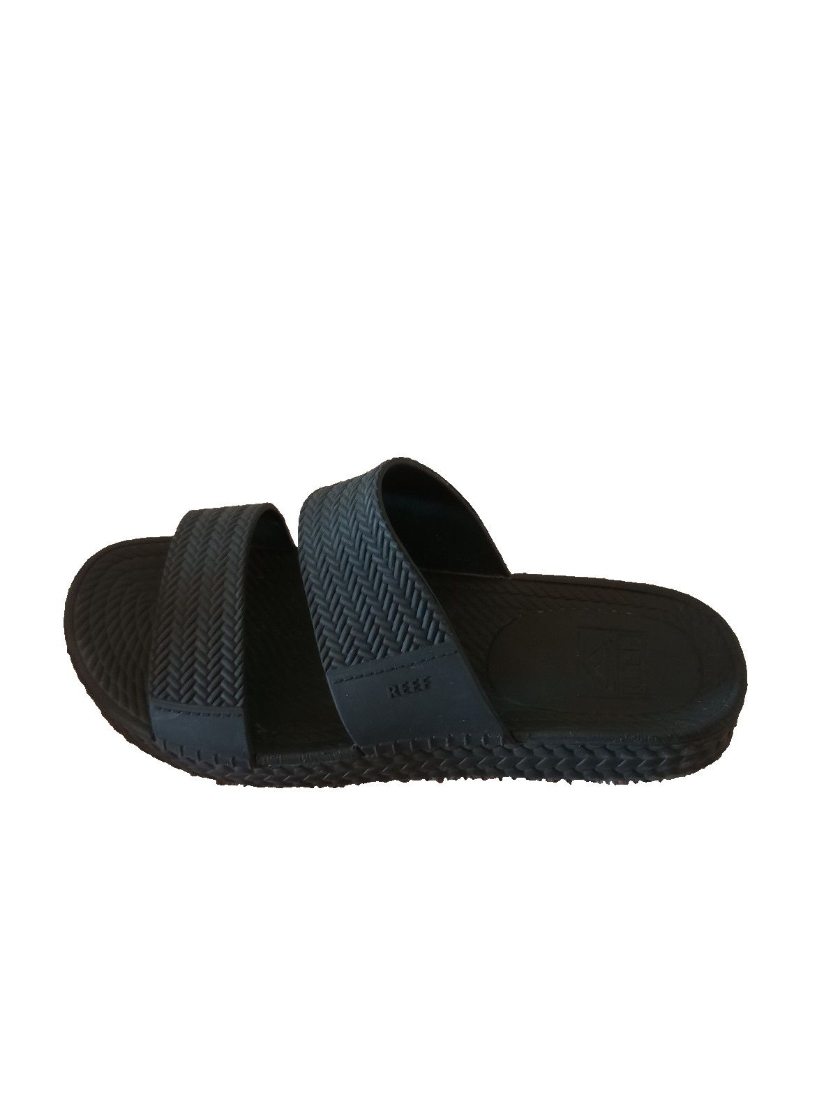 REEF Women’s Water Vista Black Slide Platform Slides Sandals Size 7 Beach Ocean