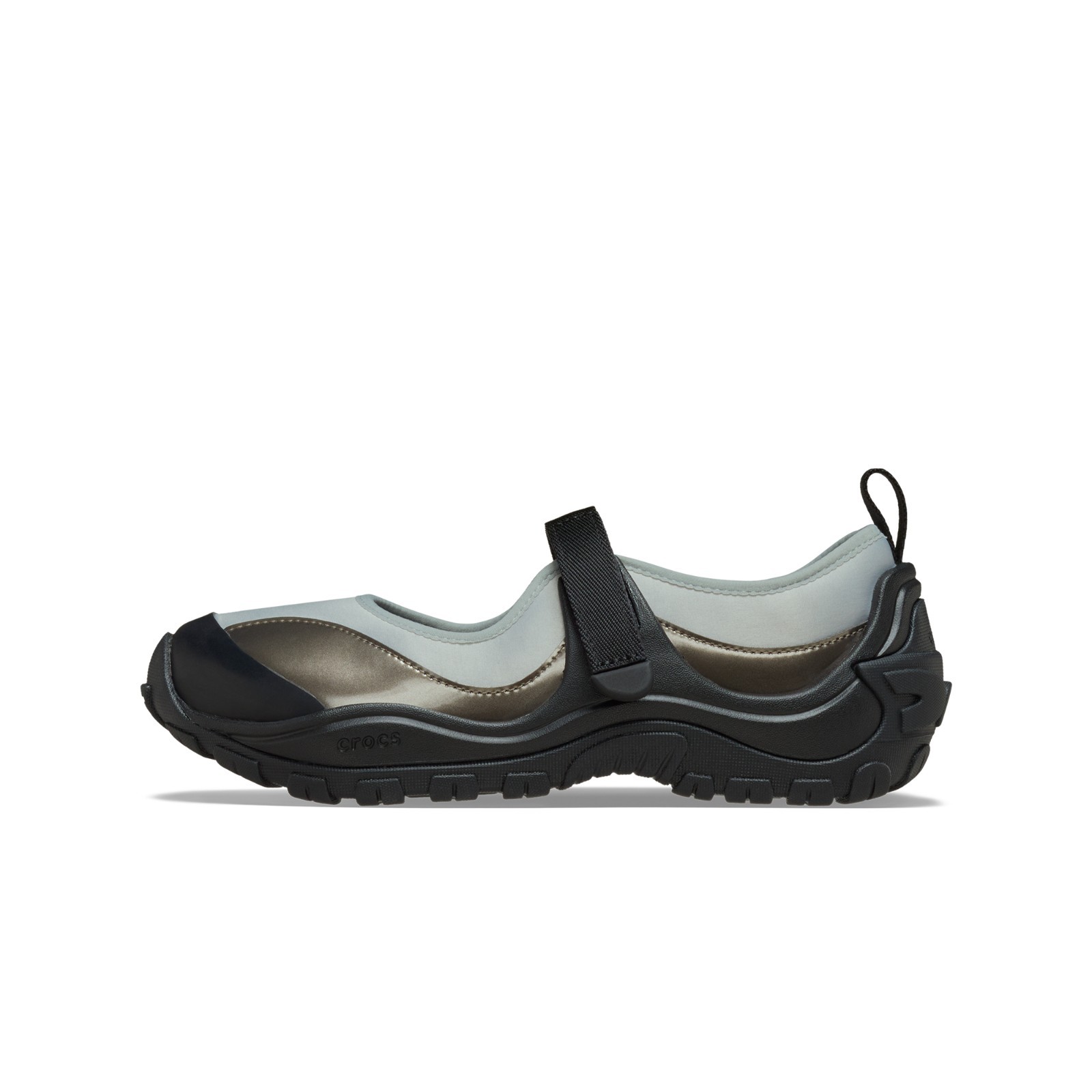 Crocs Terre Ballet Core (Black Silver Metallic) Women’s Shoes 210639-923