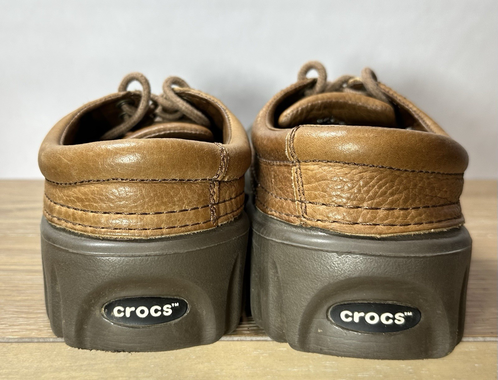 Crocs Axle Islander All Terrain Womens Size 6 Brown Casual Hiking Boat Shoes