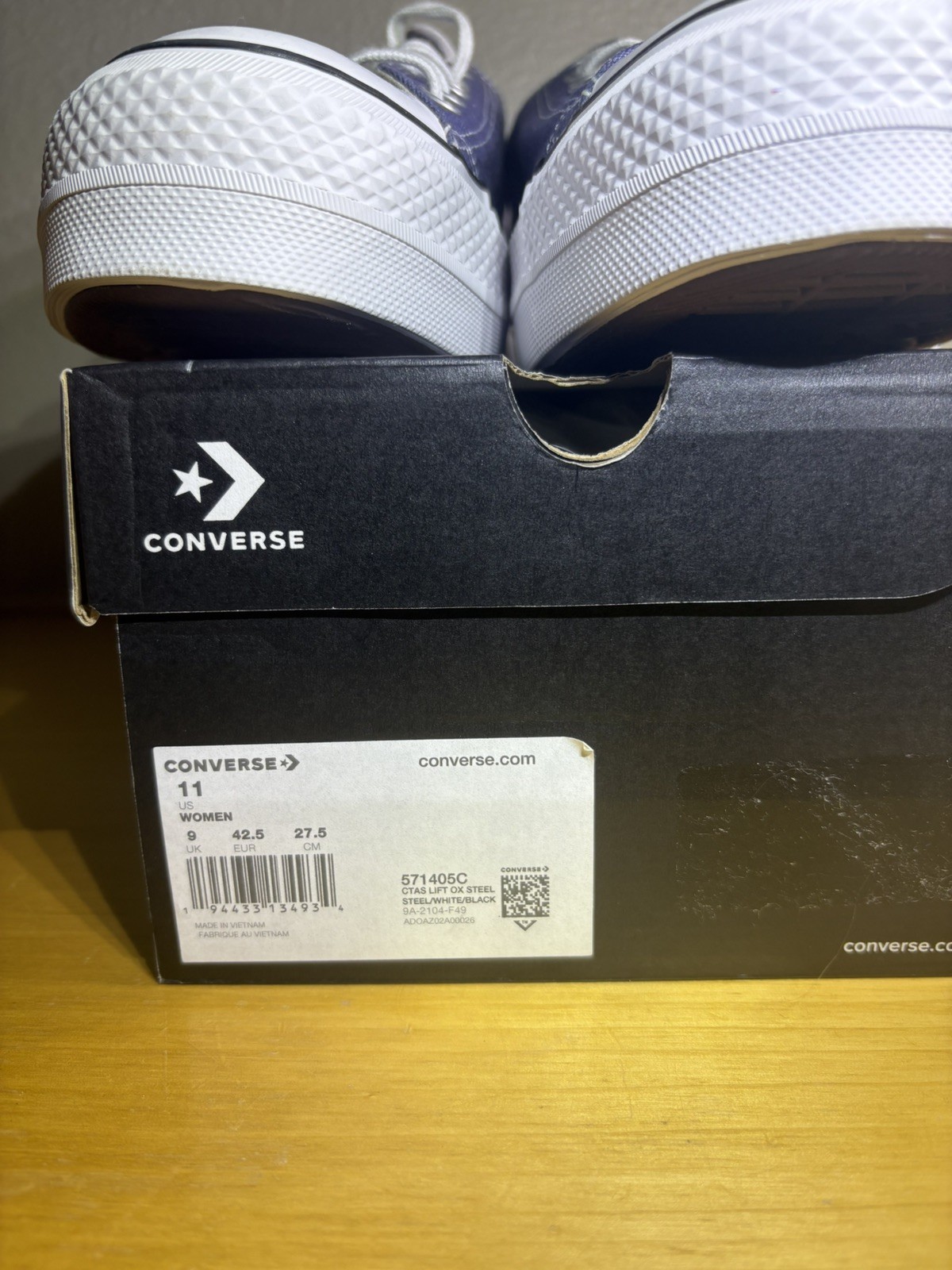 Converse Chuck Taylor All Star Rare Color Platform, 571405C purple size 11 women