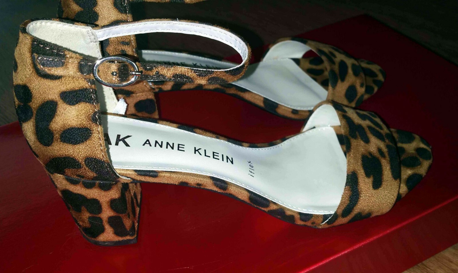 Anne Klein open toe women shoes NEW,size 6.5, narrow to medium width, 2.5 inch