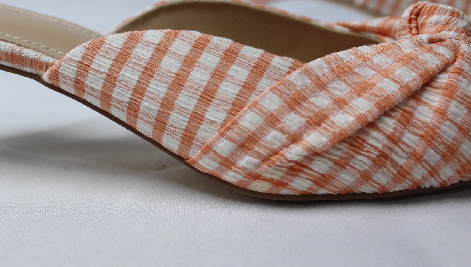 Just Fab Women’s Freya Heeled Mule Pumps AC2 Peach Bud Size US:10 EU:41 UK:8
