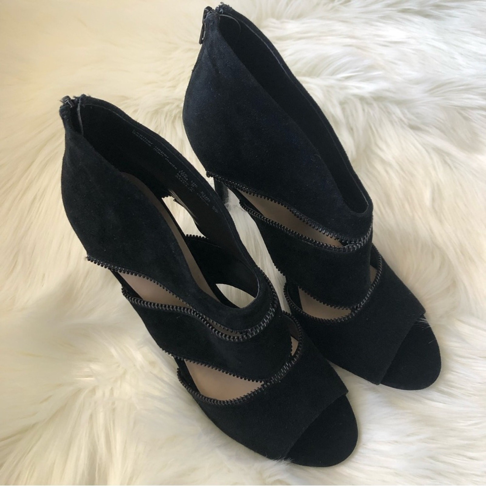 Fergie Amelia Suede High Heeled Sandals 10