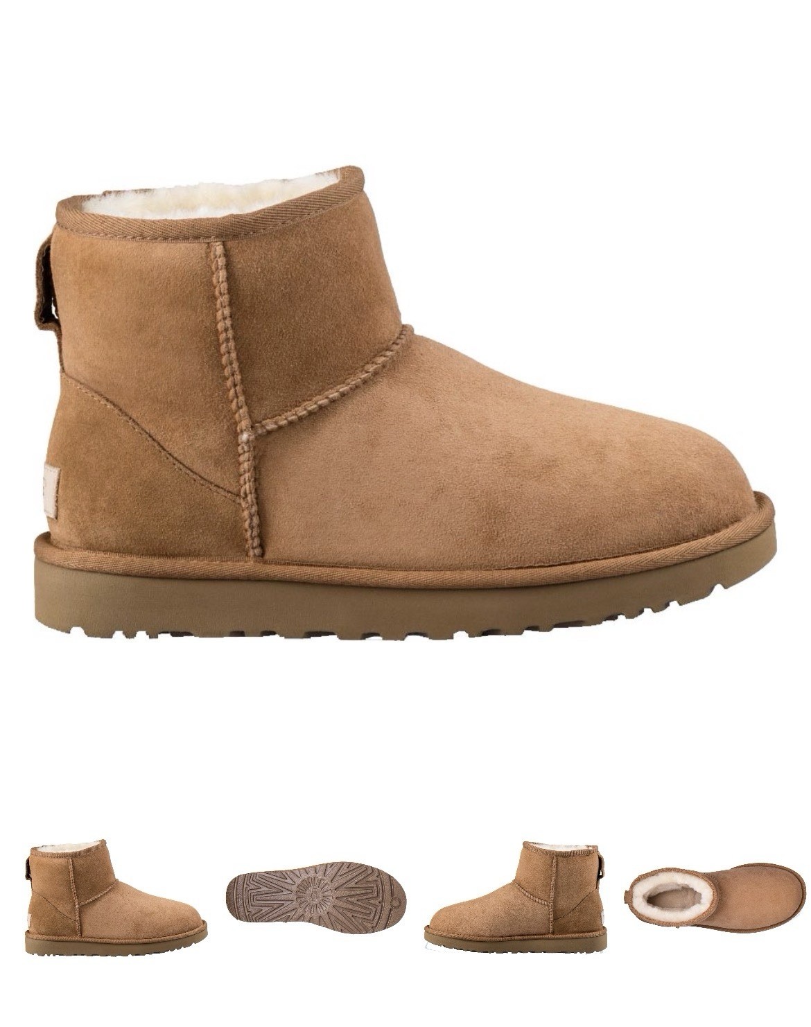 UGG Australia Essential Mini Boot for Women, Size US 11 – Chestnut