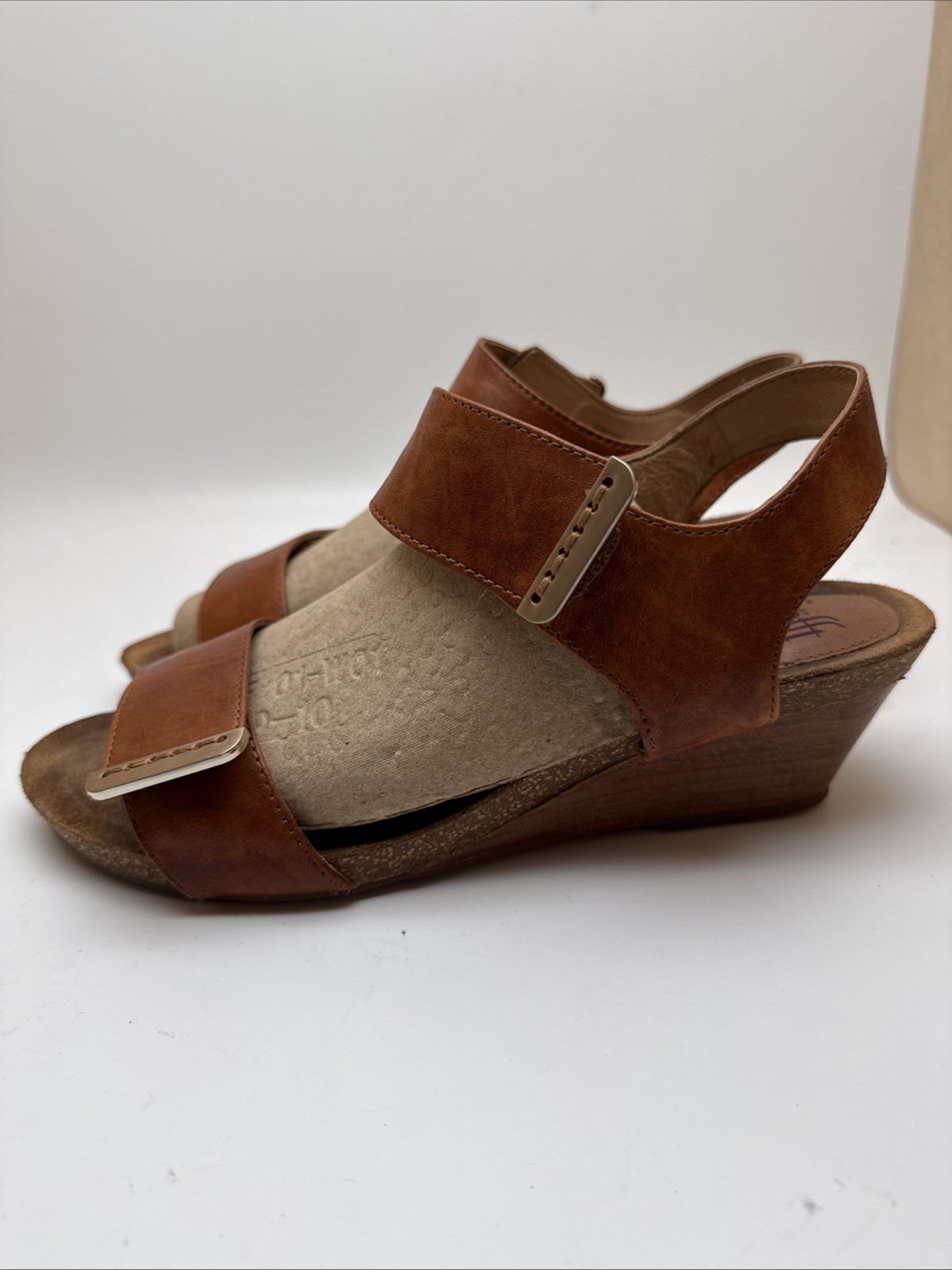 Sofft Comfort Wedge Sandals Verdi II 9.5W Brown