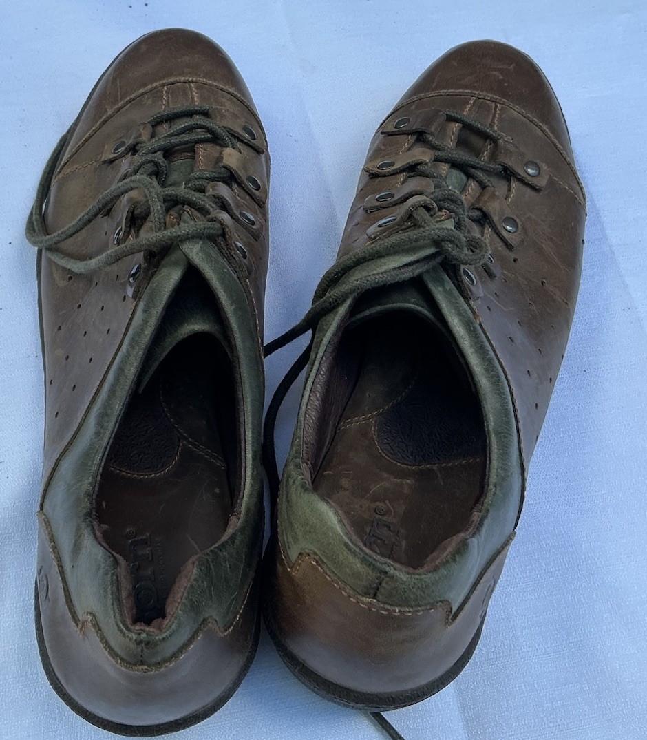 Born Monkeywood Women’s Shoes 11 Brown Leather Stiched Lace Up Casual Rugged