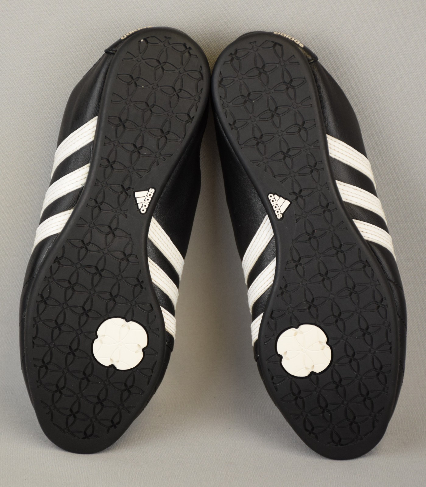Rare Adidas 017104 Vintage Leather Clogs / Mules Black Shoes US 7.5/EU 39/UK 6