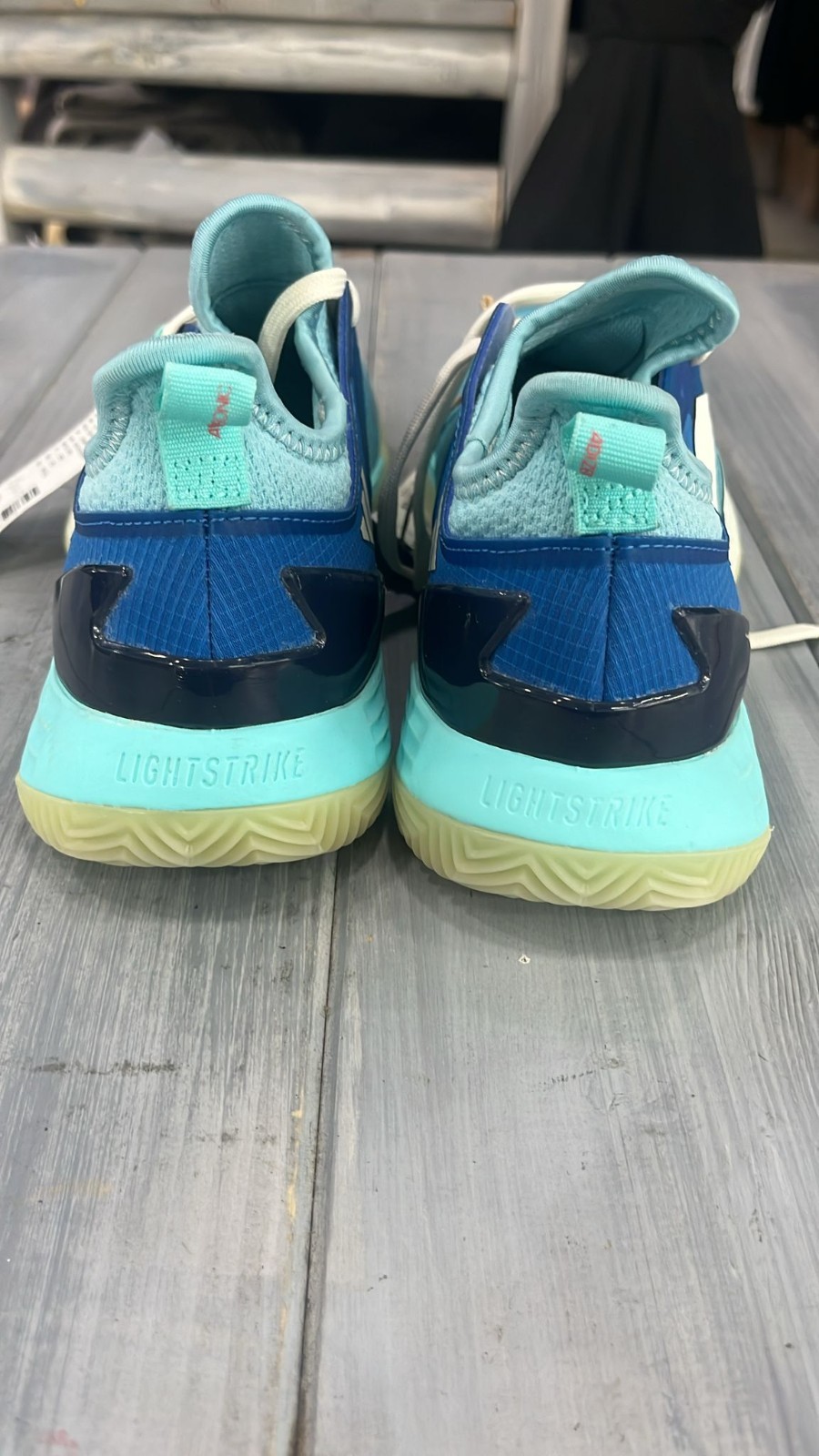 Adidas Adizero Ubersonic Blue Women’s Sneakers Shoe Size Eu 38 2/3 ADM12