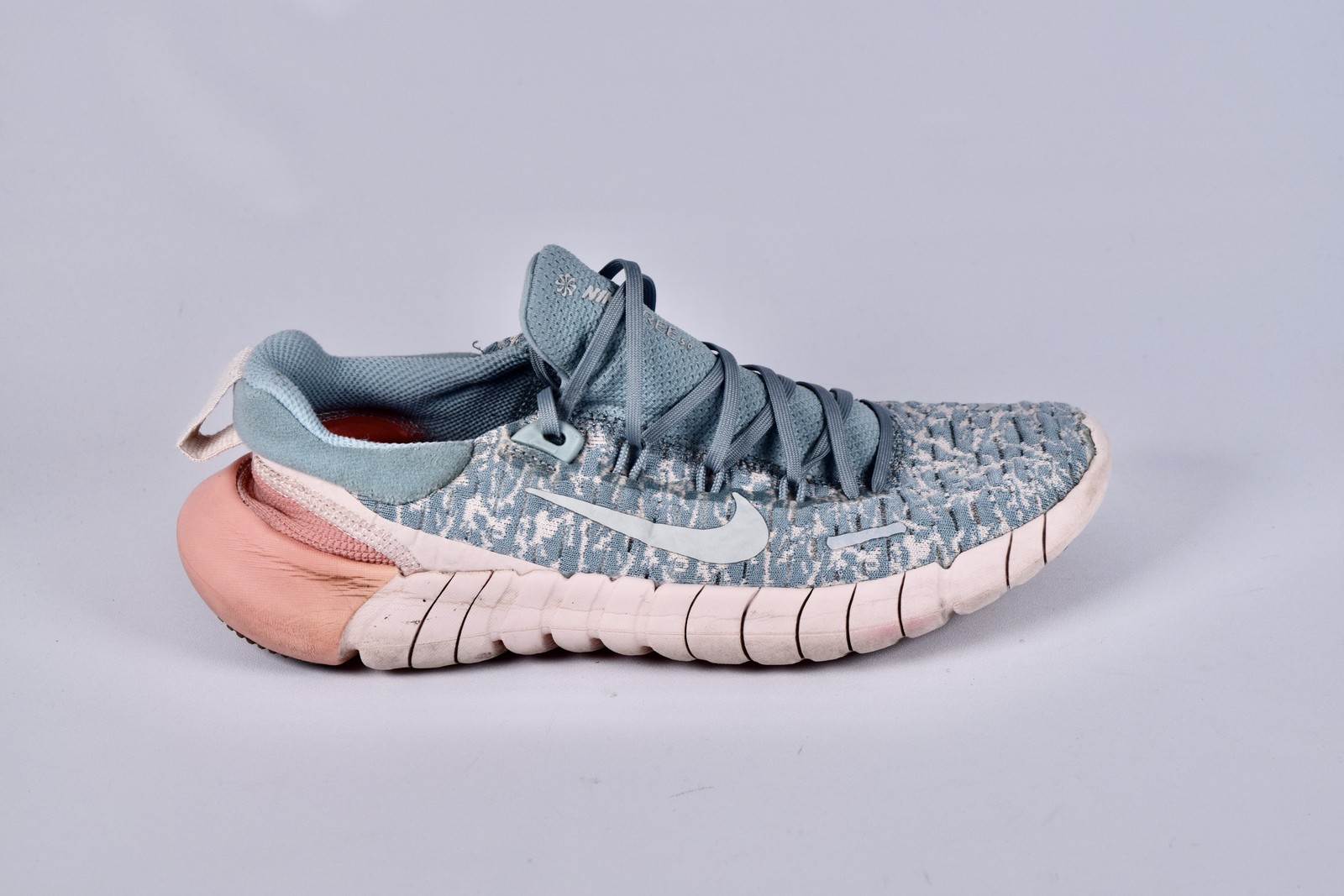 Nike Women’s Free Run 5.0 CZ1891-300 Blue Running Shoes Size 6.5 Sneaker