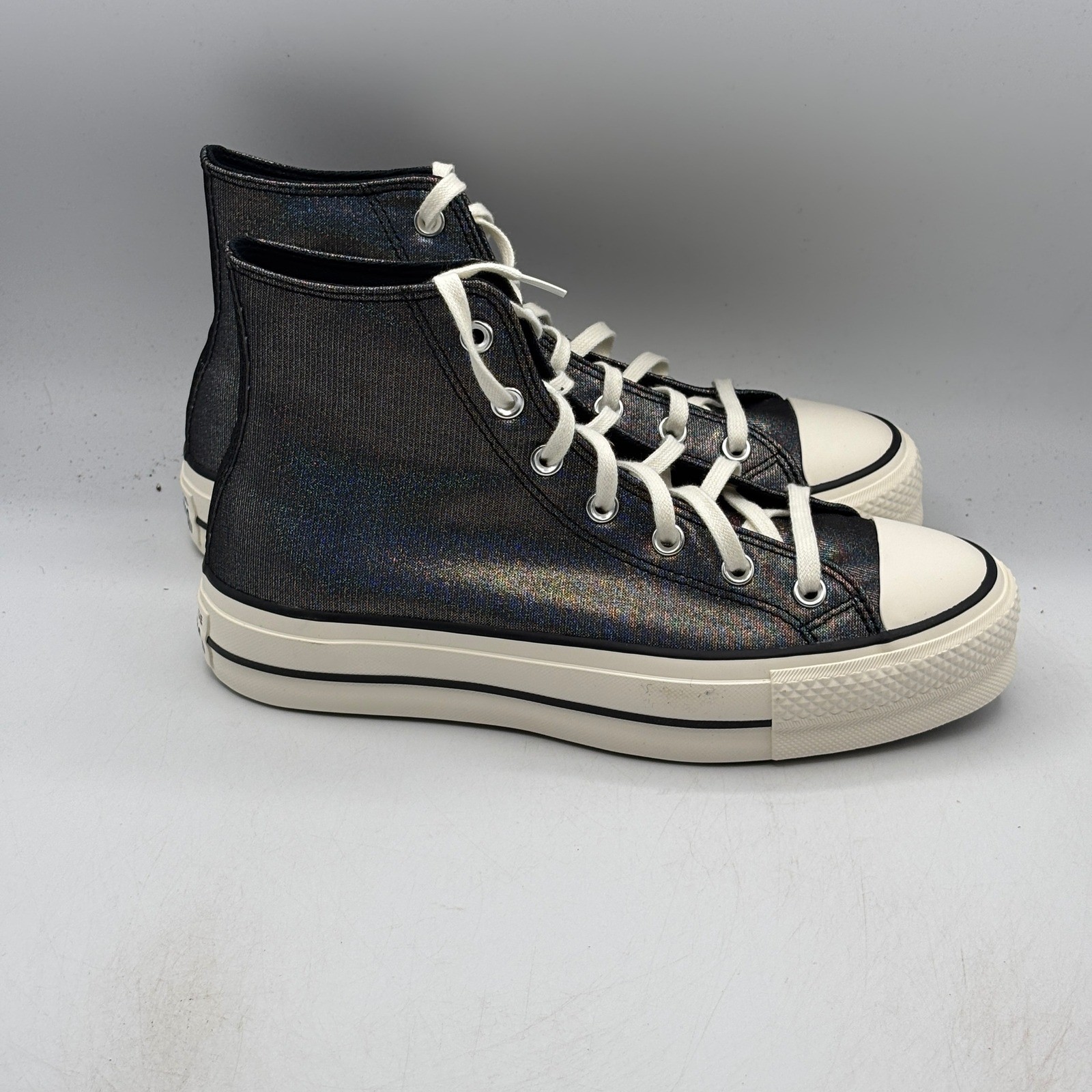 Converse CTAS Lift Hi Shoes Women Size 9 Black Egret Platform A14519C