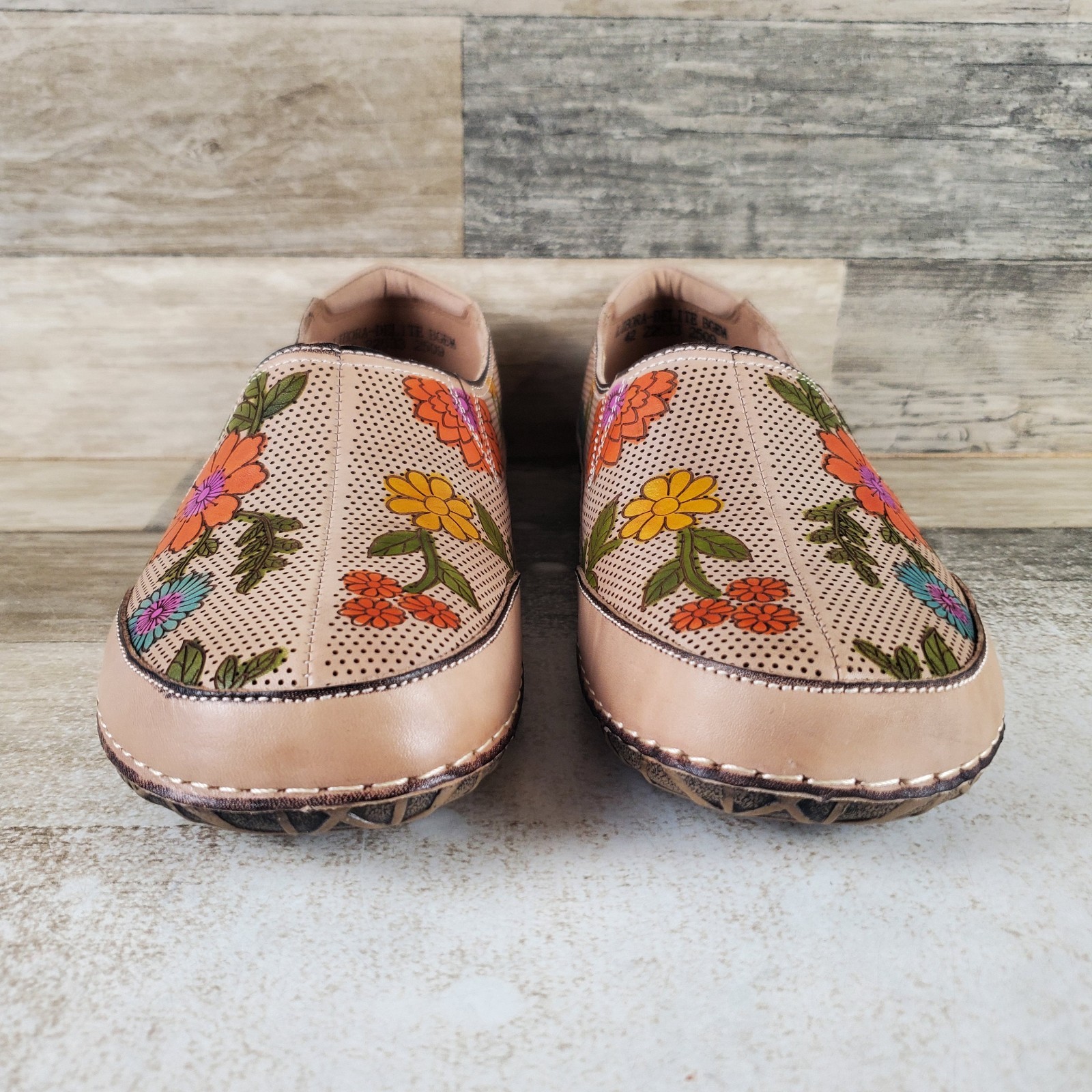 L’ Artiste by Spring Step Libra-Delite Bgem Womens Shoes Sz 11 Beige Multicolor