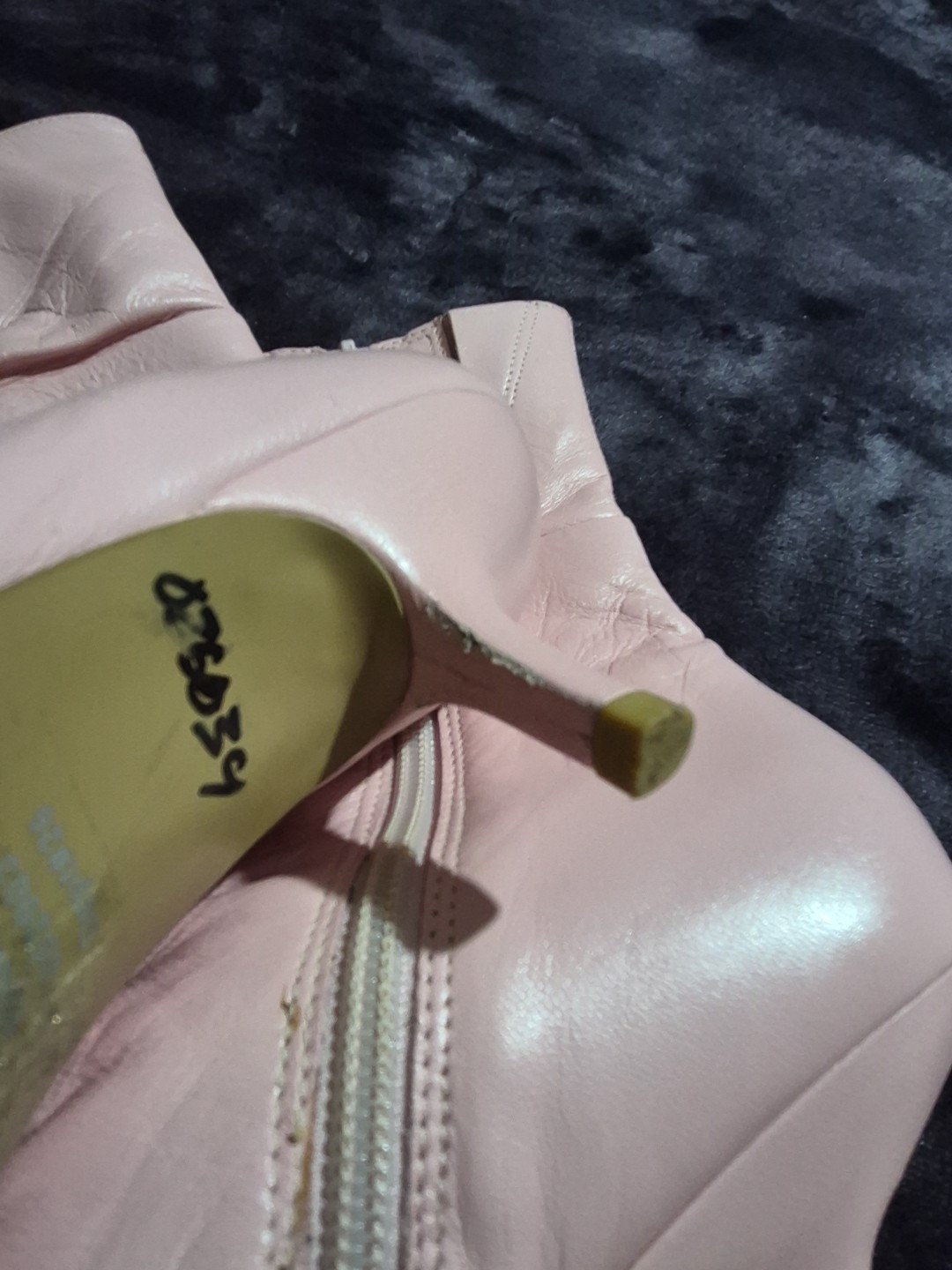 VTG NORDSTROM BP. Serena Lea High Heel Pink Leather Shoes Boots 8M