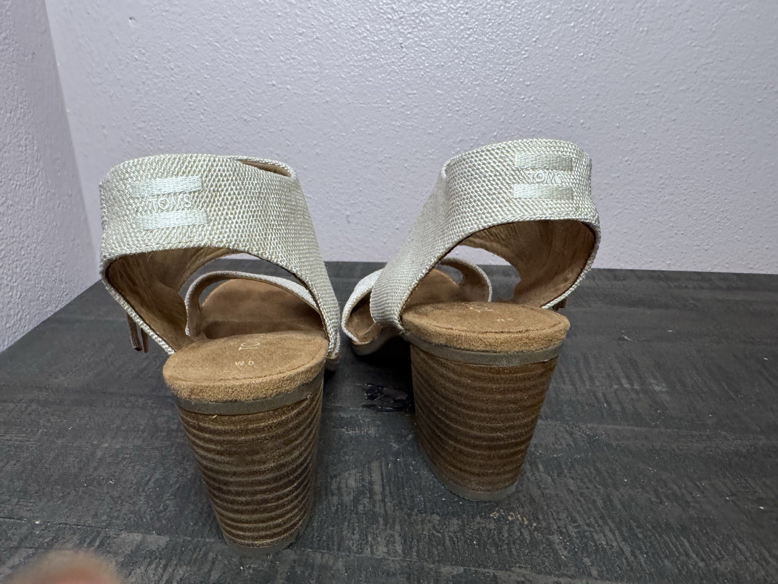 TOMS Women’s Majorca Platform Sandal Natural Yarn Dye