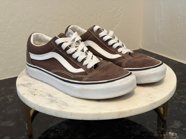 Vans Old Skool 36+ Skate Shoe – Vintage Cocoa Size K3.5 or W5.5