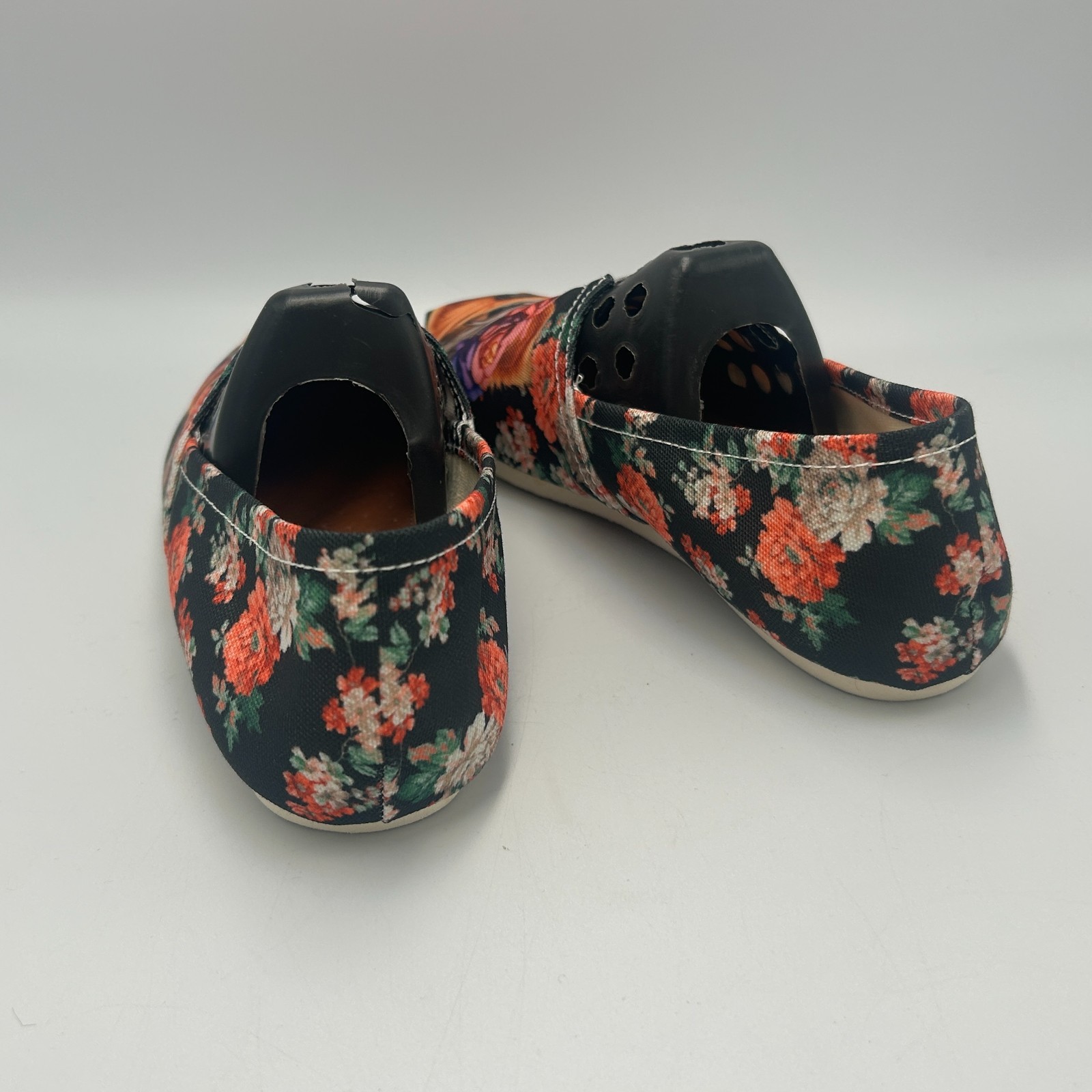 Yorkie Floral Dog Puppy Shoes Slip-on Shoes Womens 7.5 38 Groove Canvas Flats