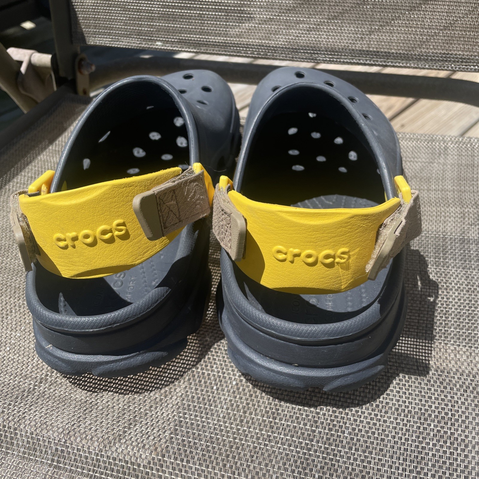 CROCS Womens ALL-TERRAIN CLOG 206340-4LH UNISEX NAVY US W 9 M 7 Exc.