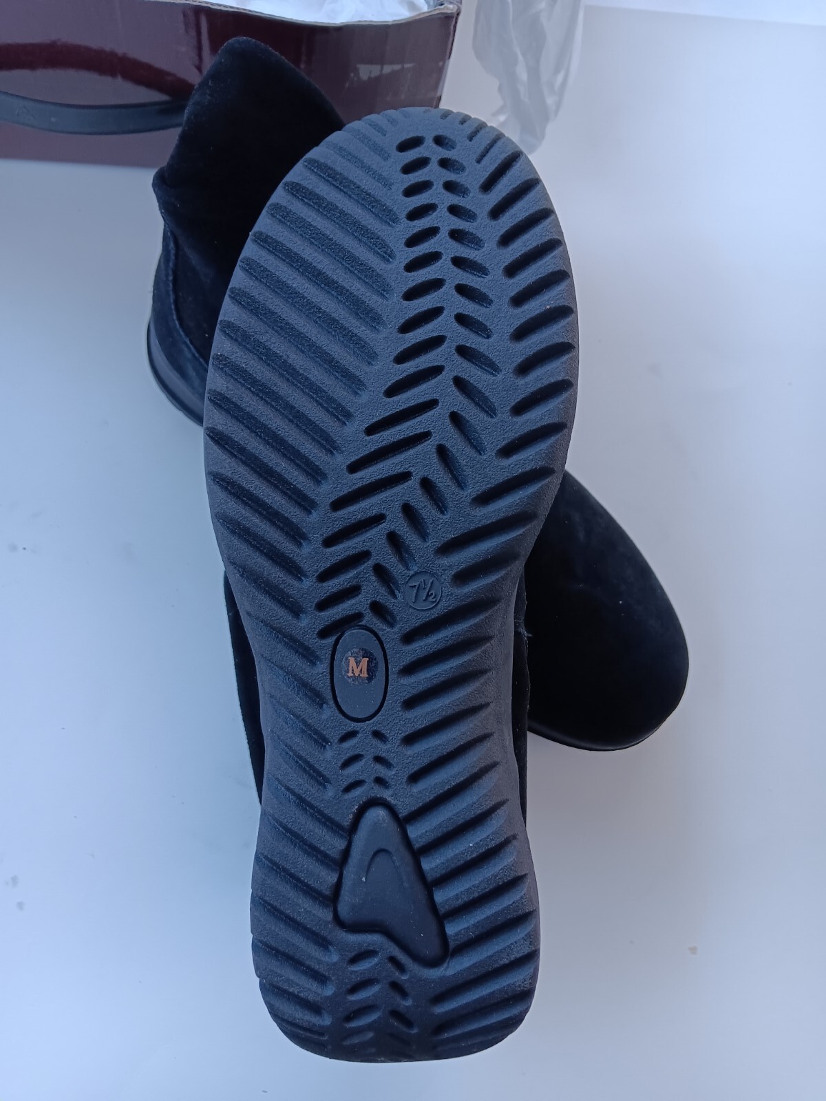 Wanderlust Waterproof 7.5 Women’s Black Leather Boston Slouch Lined Winter Boot